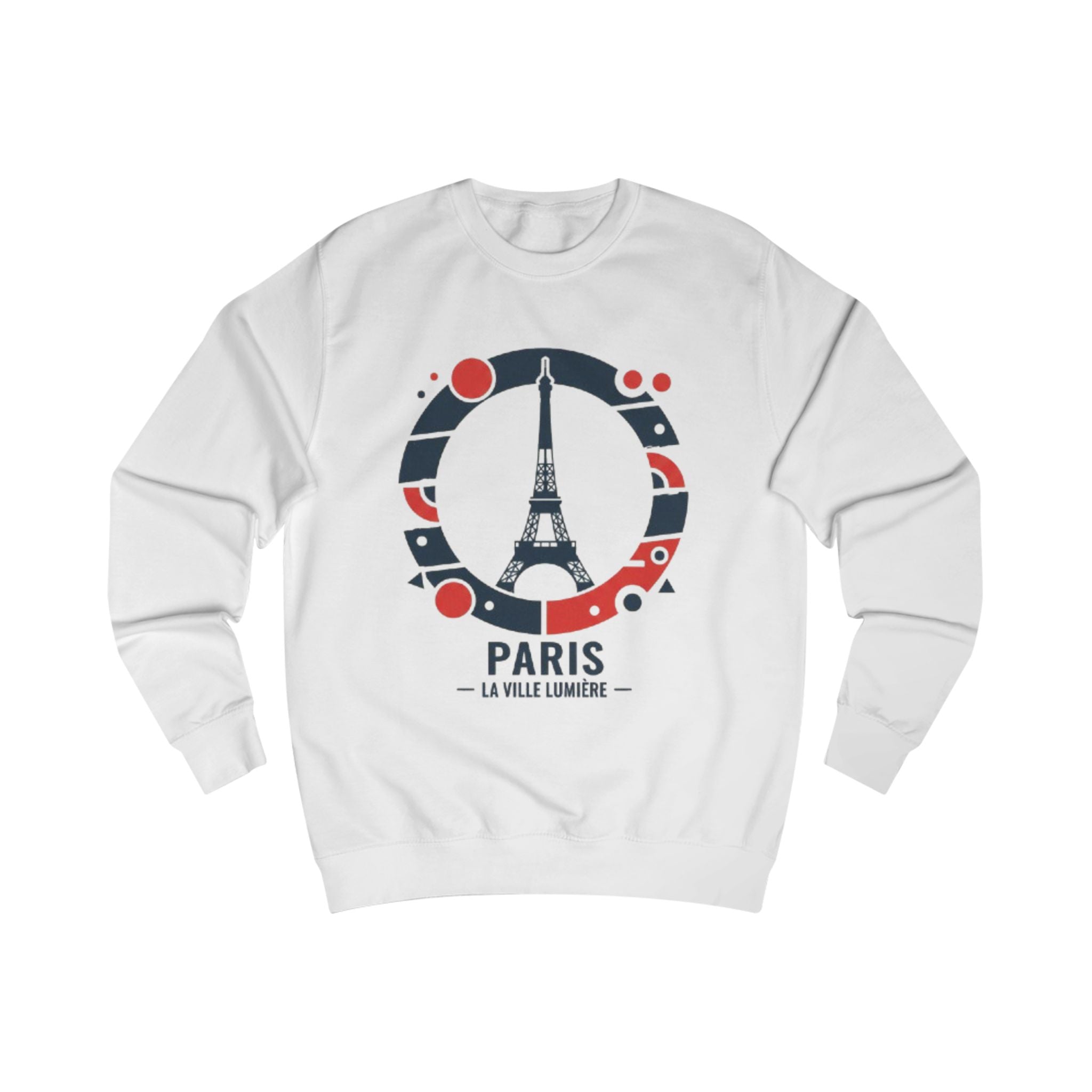 Paris Eiffel Tower Sweatshirt — La Ville Lumière Graphic Crewneck