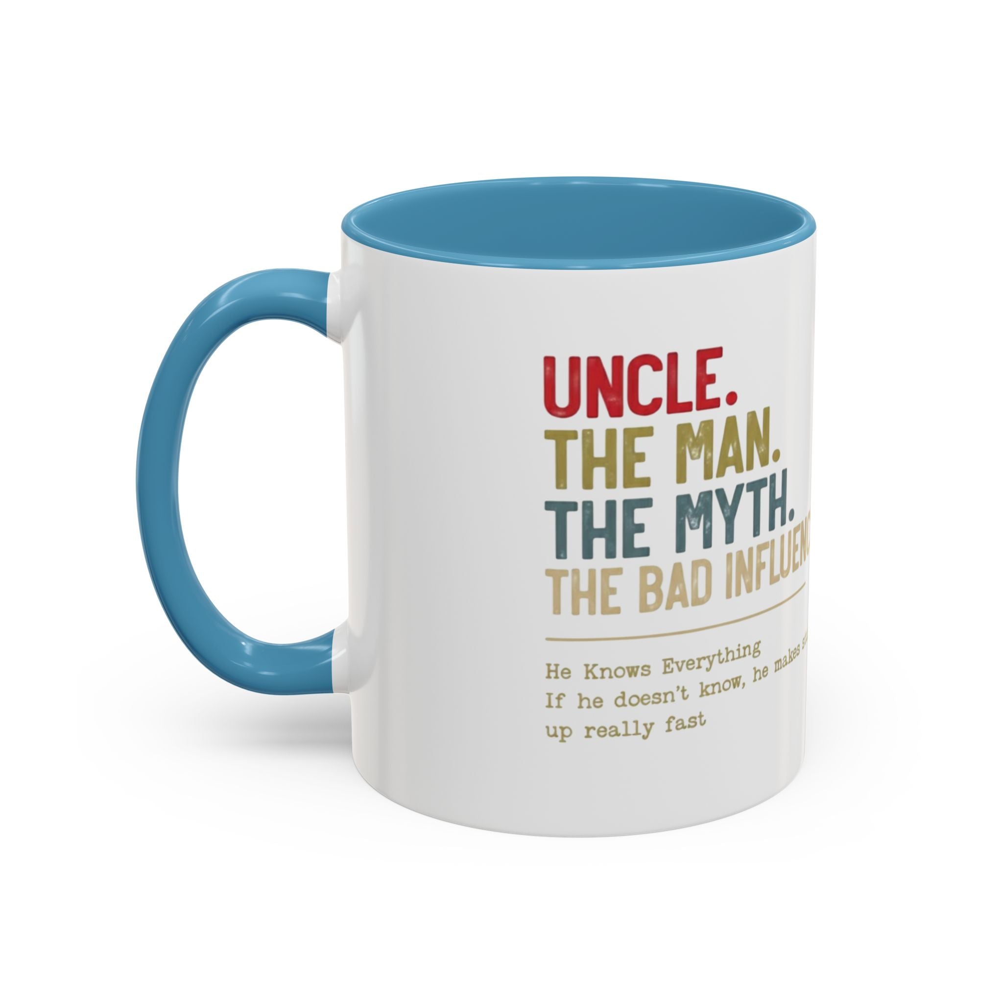 Uncle 'The Man, The Myth, The Legend' Accent Coffee Mug
