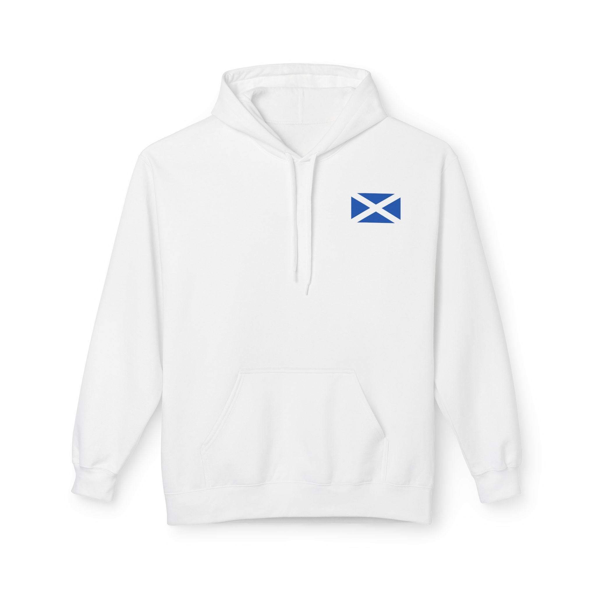 Scottish Hoodie — "Scottish & Proud" Vintage Stag Graphic Pullover