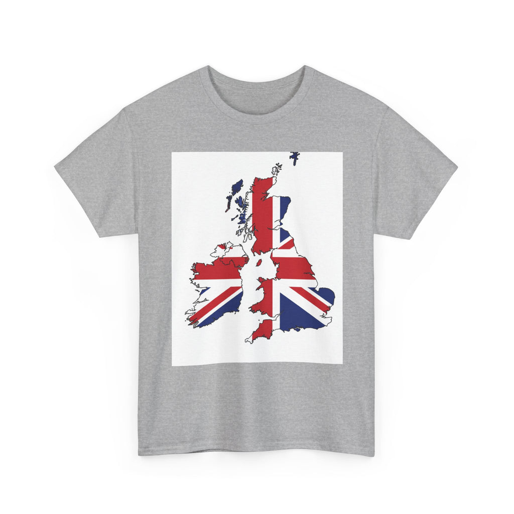 UK Map Flag T-Shirt — British Union Jack Graphic Tee