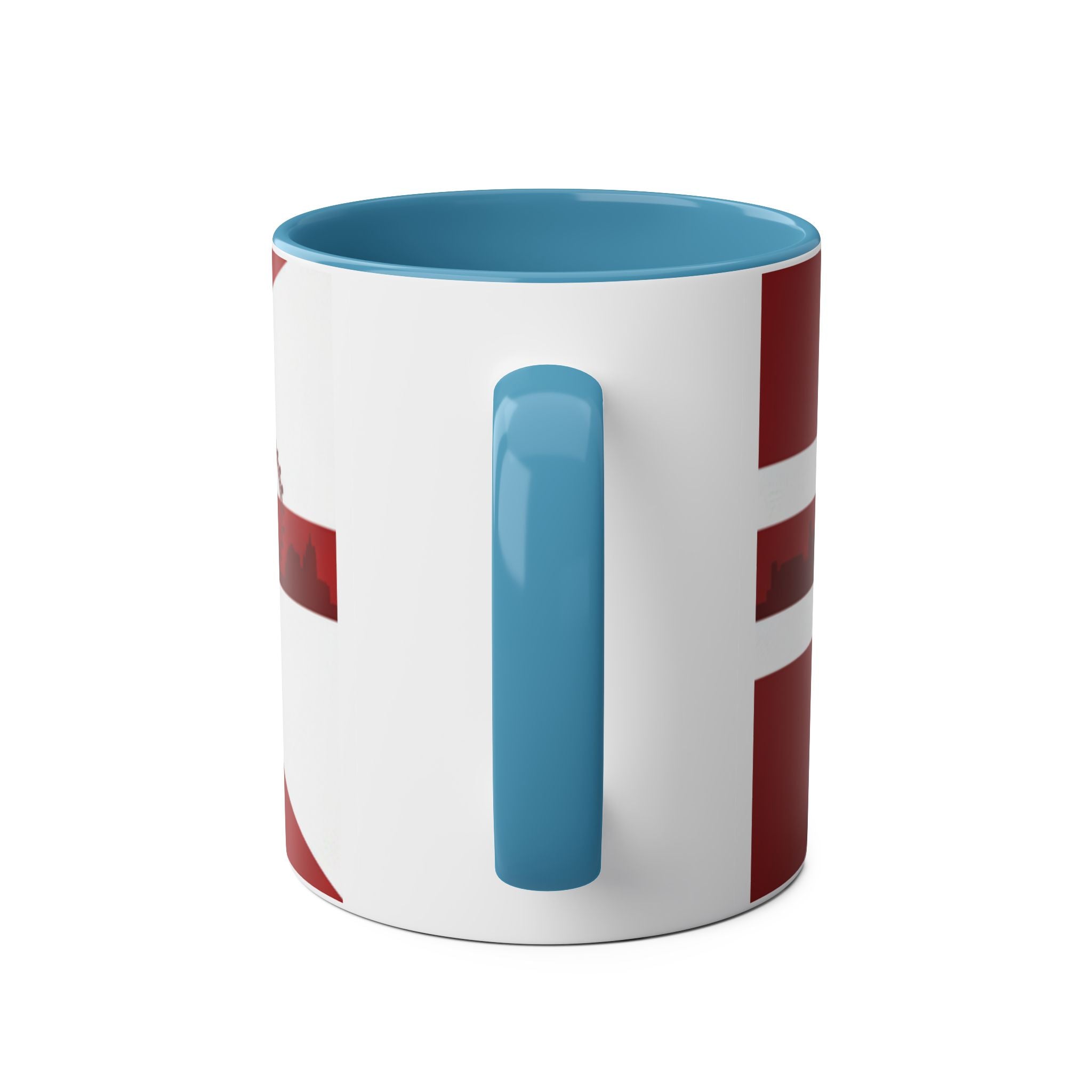 Two-Tone Coffee Mugs, 11oz