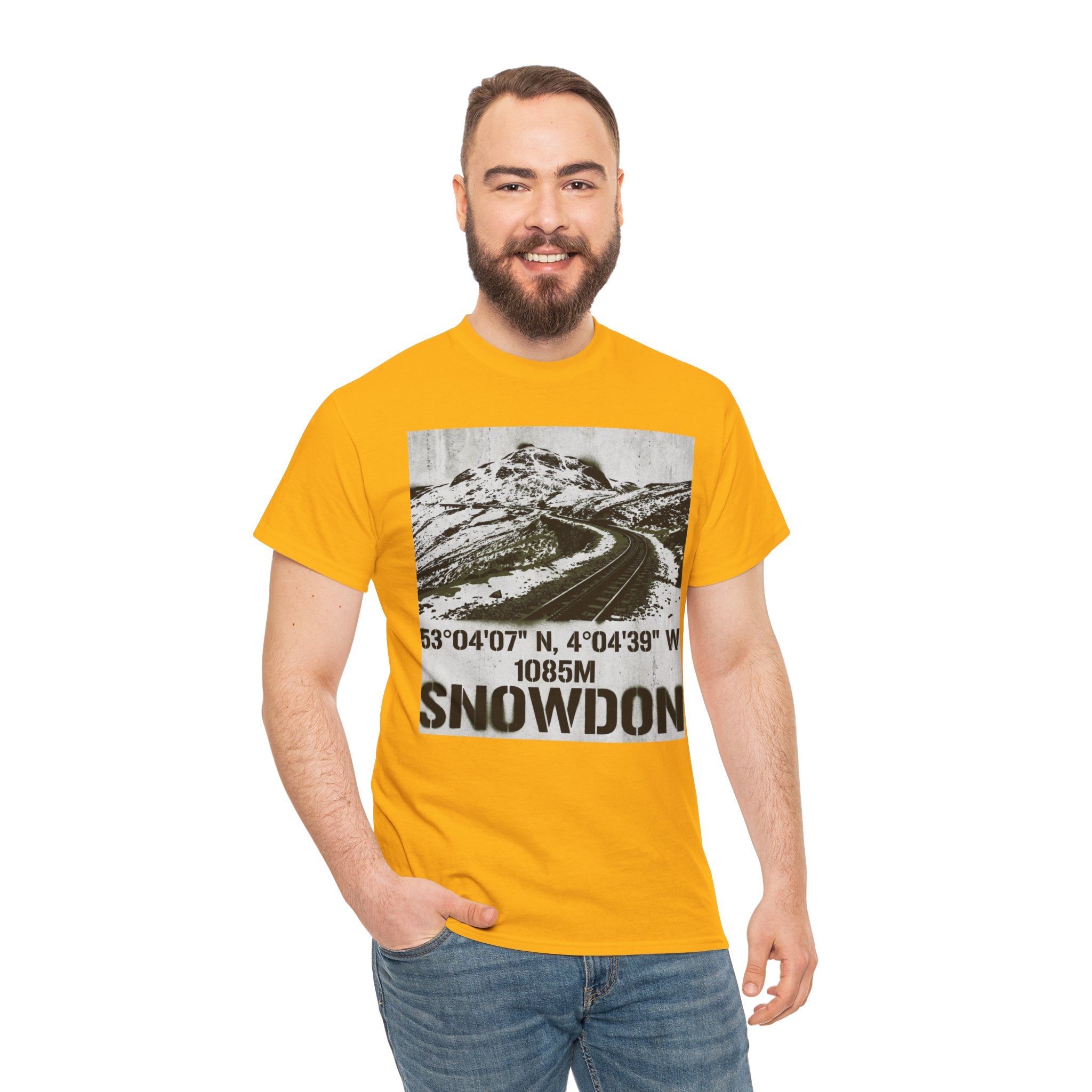 Snowdon Mountain Tee — Snowdon 1085M Coordinates Graphic T-Shirt