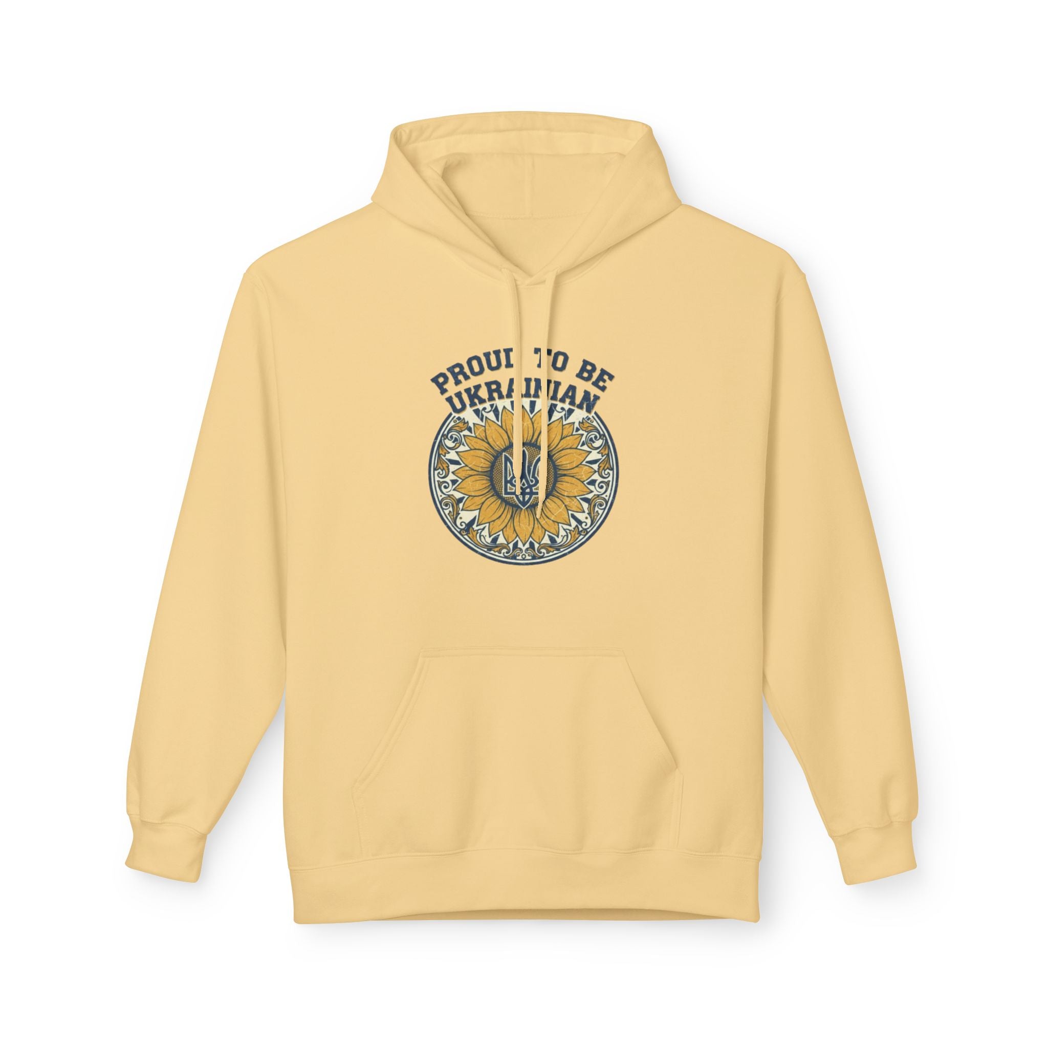 Proud to Be Ukrainian Sunflower Hoodie — Patriot Graphic Pullover