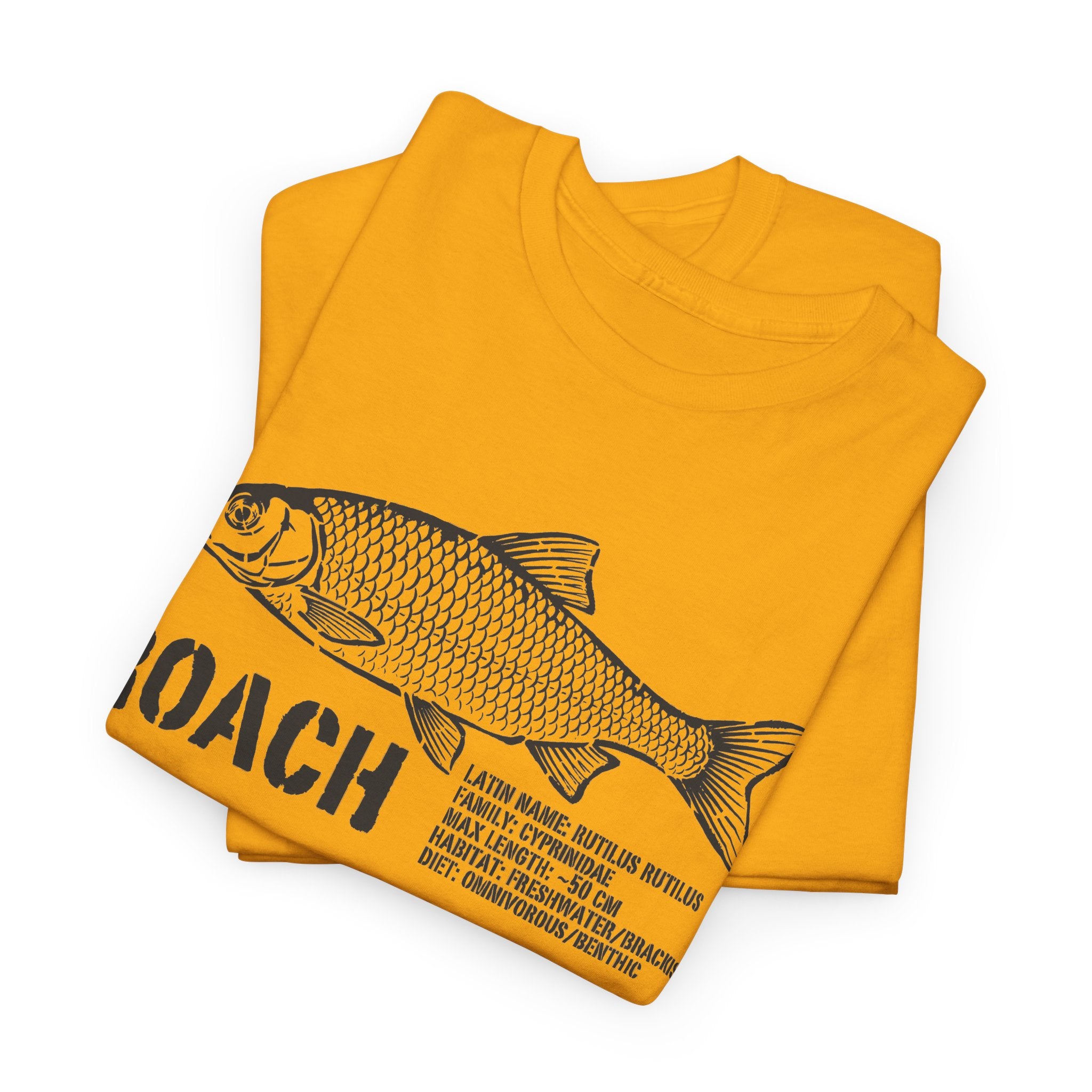 Roach Fish Sketch Tee — Vintage Angler Graphic T-Shirt