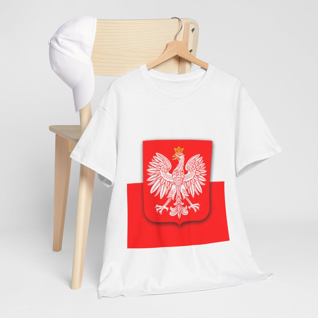 Polish White Eagle T-Shirt — Polska Coat of Arms Tee
