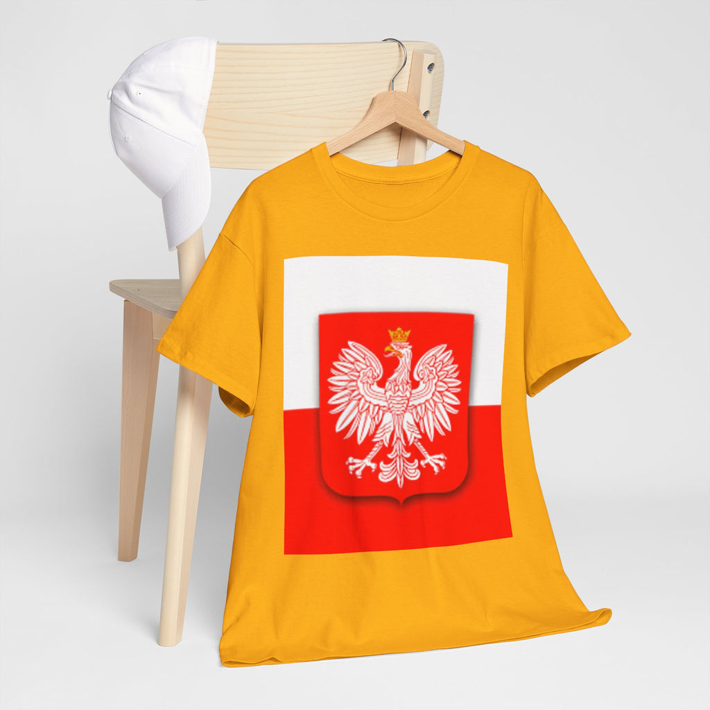 Polish White Eagle T-Shirt — Polska Coat of Arms Tee