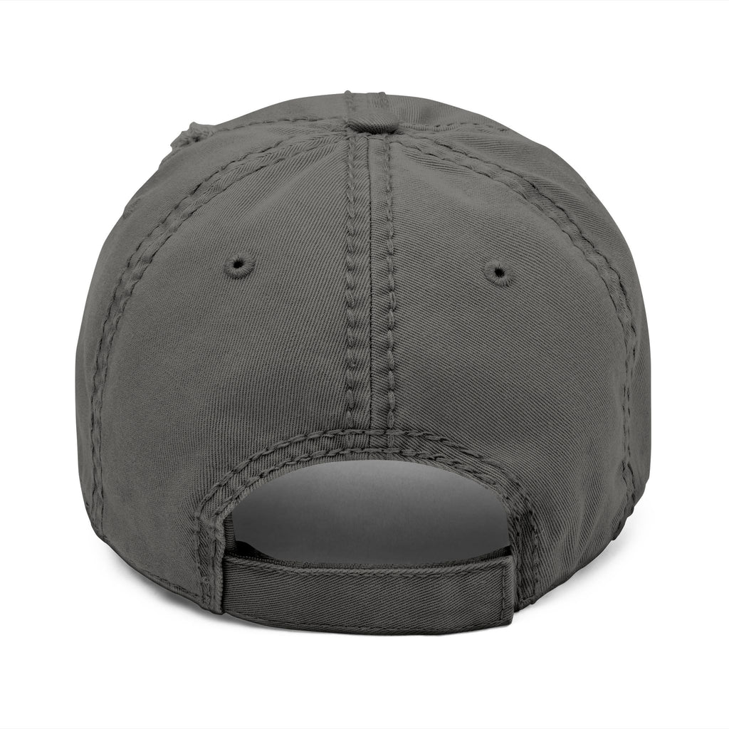 Distressed Embroidered Dad Hat - 'GALLUS' Vintage Cotton Cap