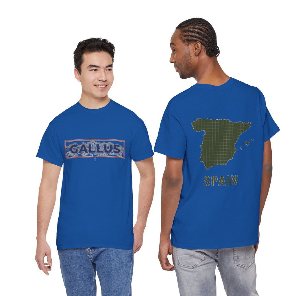 Spain Map T-Shirt • Gallus Logo Travel Tee