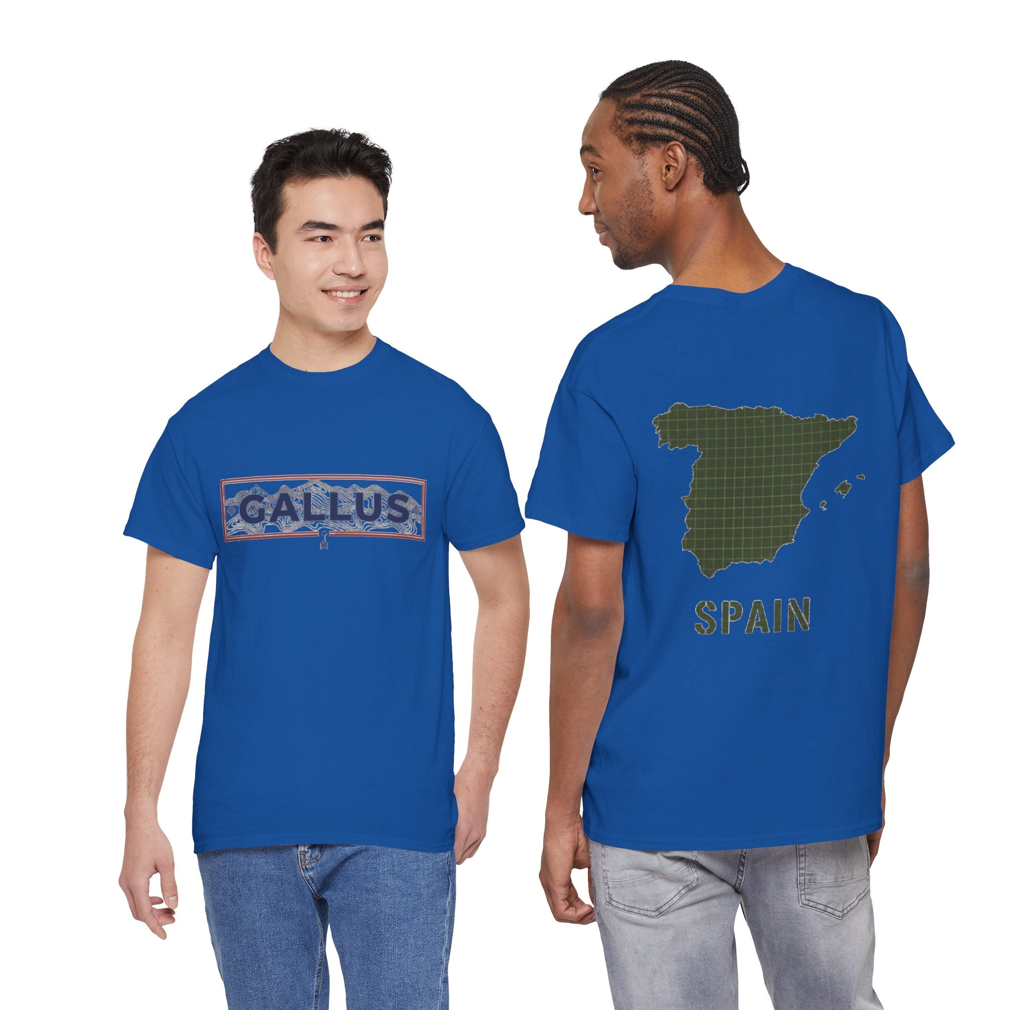 Spain Map T-Shirt • Gallus Logo Travel Tee