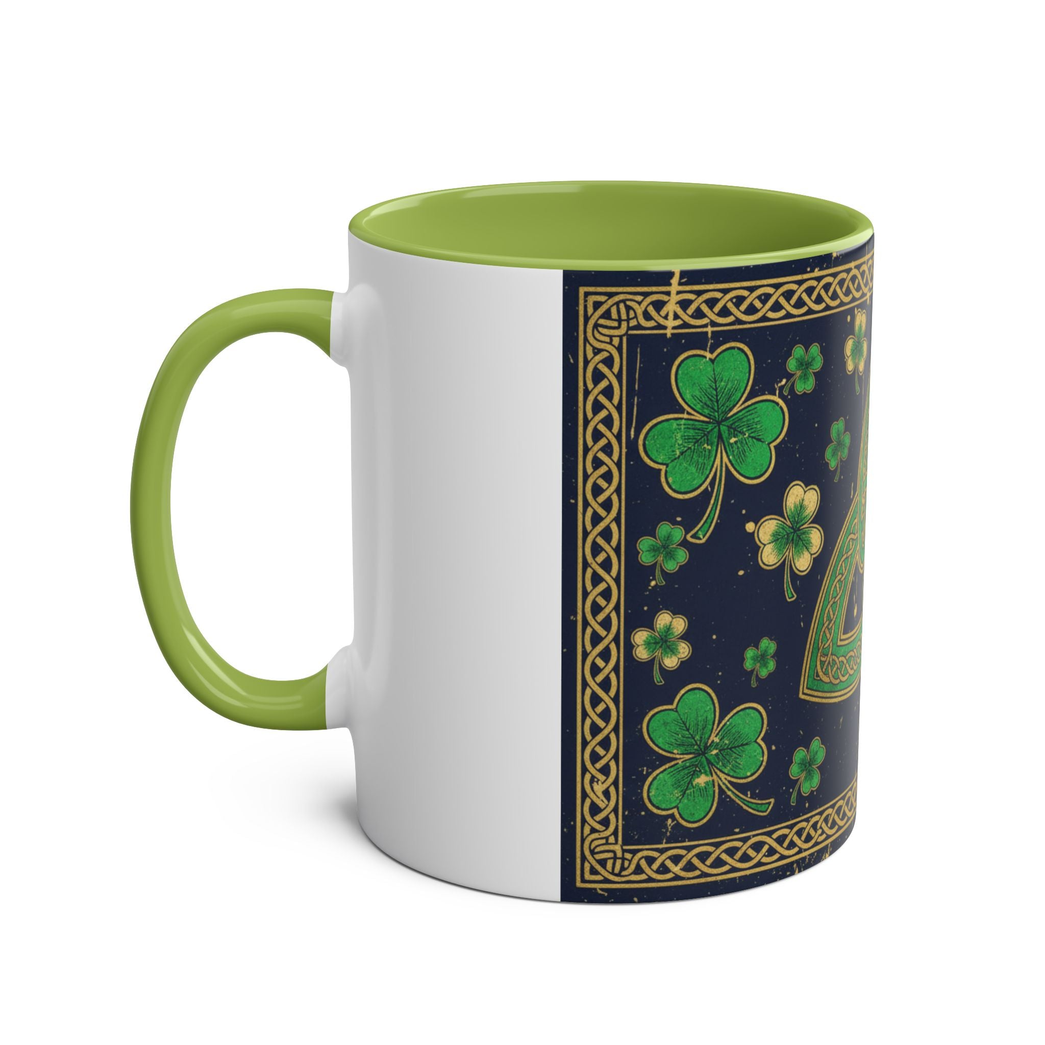 Celtic Trinity Knot Coffee Mug — Shamrock St. Patrick’s Day 11oz