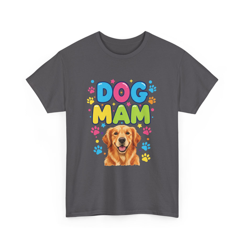 Dog Mam T-Shirt — Cute Colorful "Dog Mam" Graphic Tee for Dog Lovers