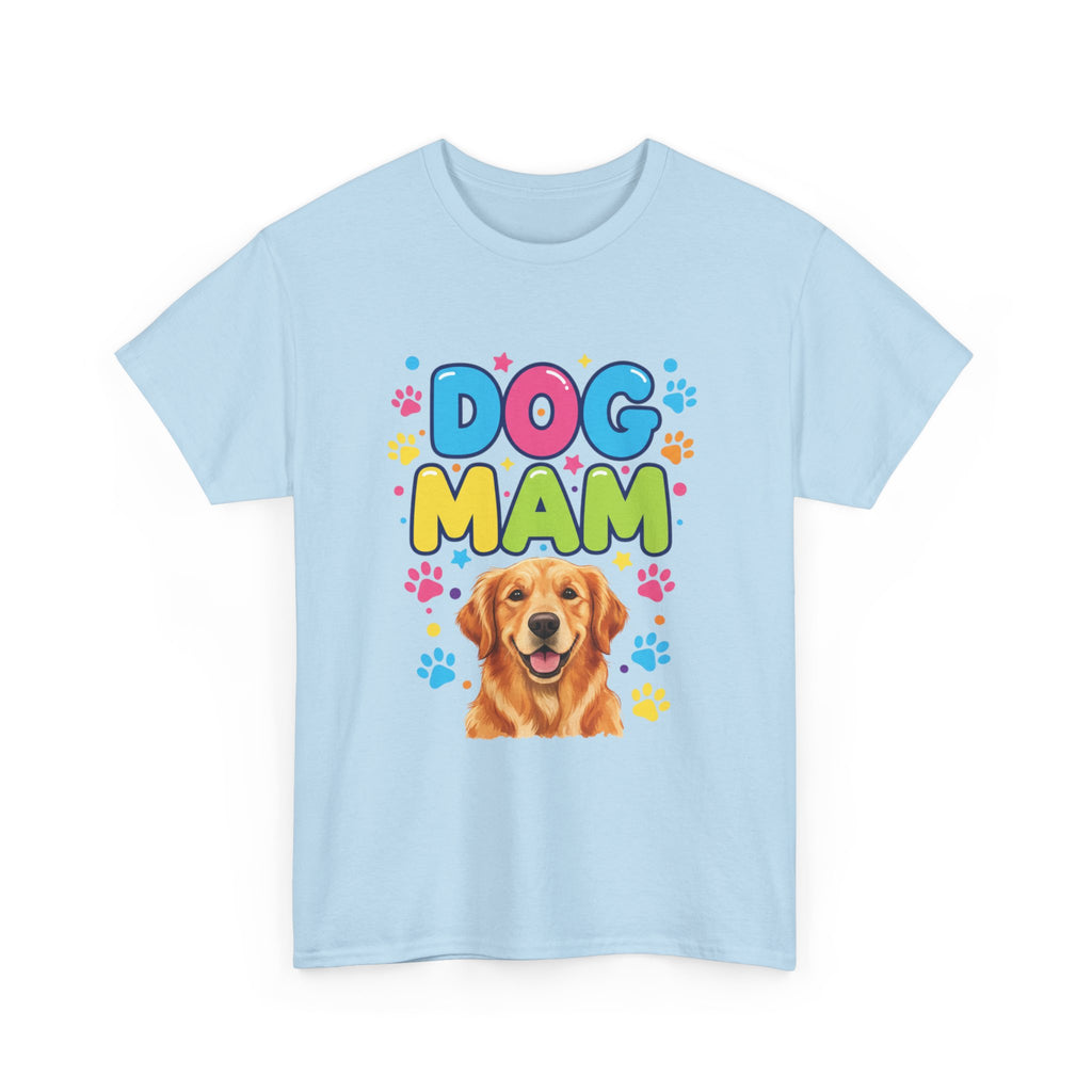 Dog Mam T-Shirt — Cute Colorful "Dog Mam" Graphic Tee for Dog Lovers