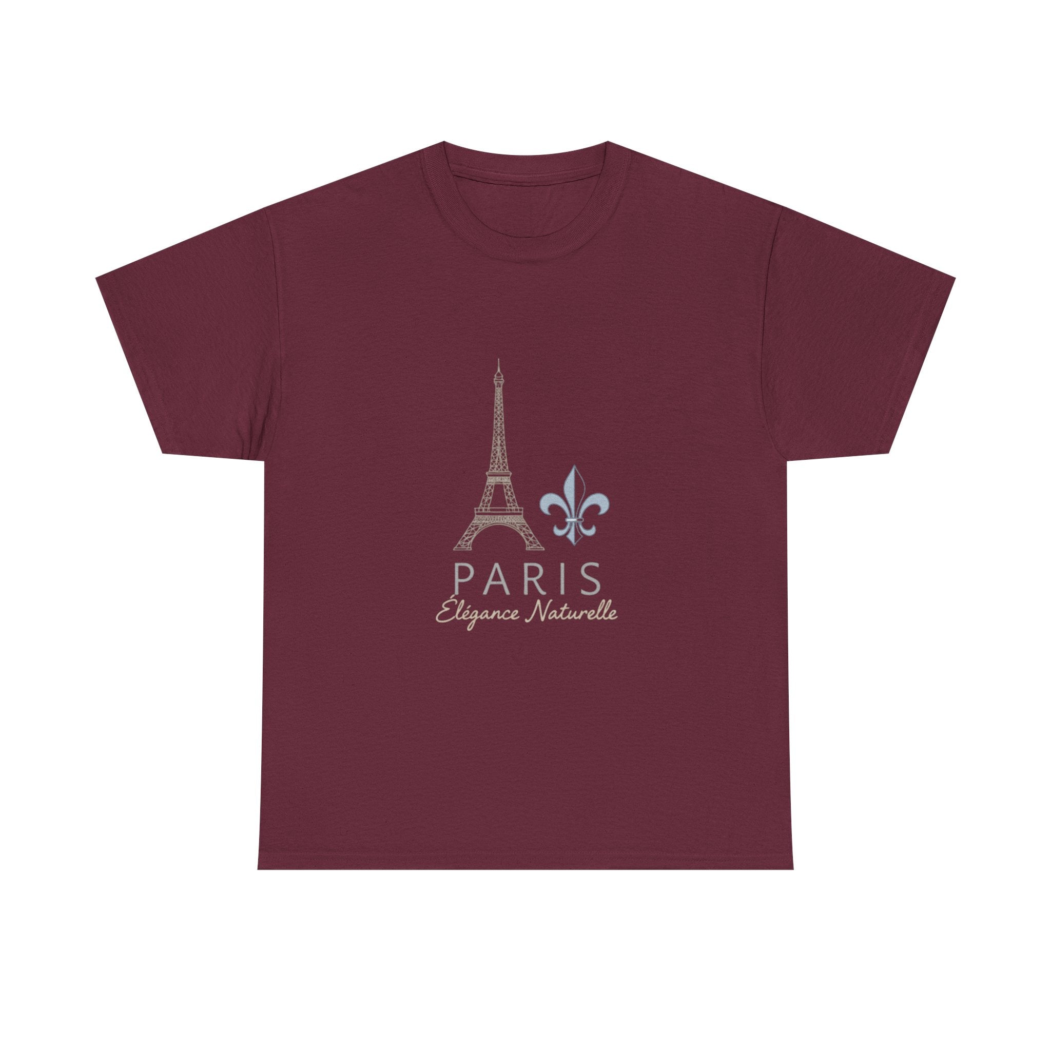 Paris Eiffel Tower Tee – 'Paris Élégance Naturelle' Graphic T-Shirt