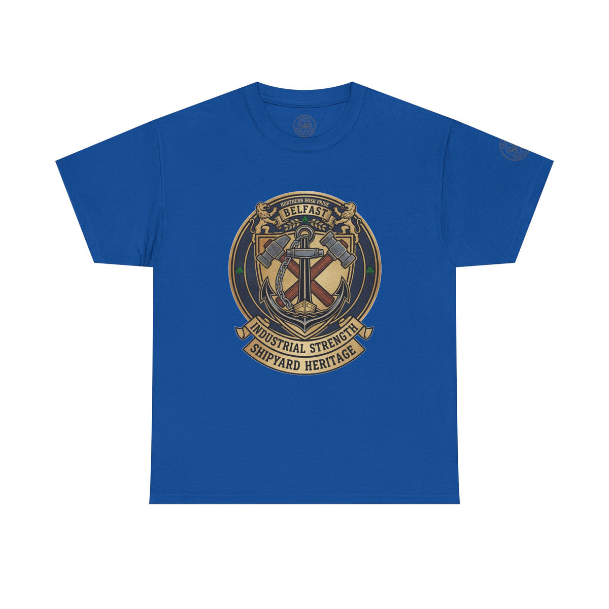 Belfast Shipyard Heritage T-Shirt — Maritime Workwear Tee — product image 10