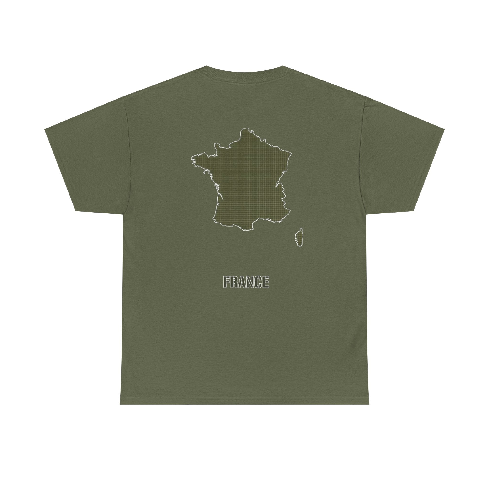 France Map Tee with "GALLUS" Chest Logo