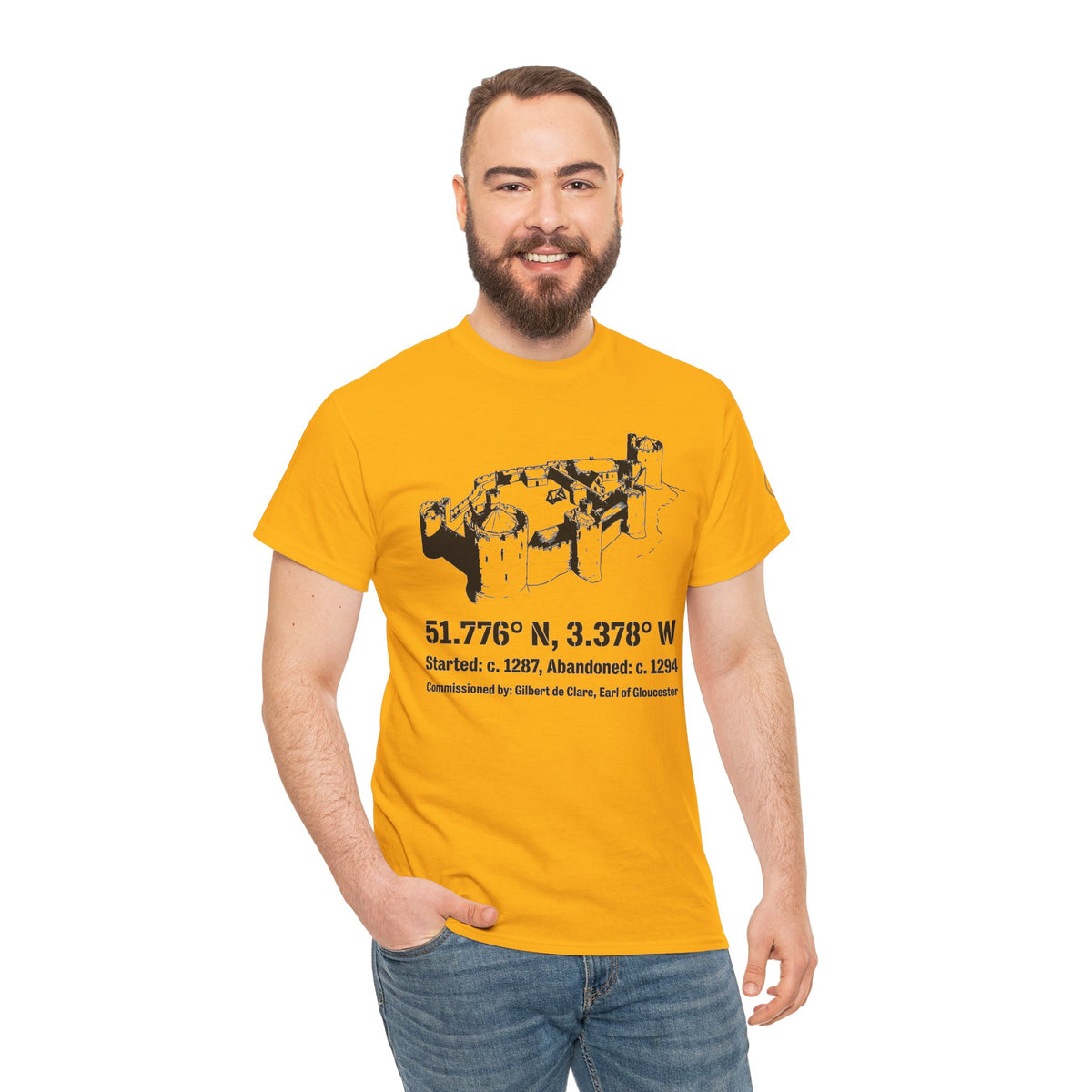 Morlais Castle Wales T-Shirt — Historic Welsh Ruins Tee — product image 4