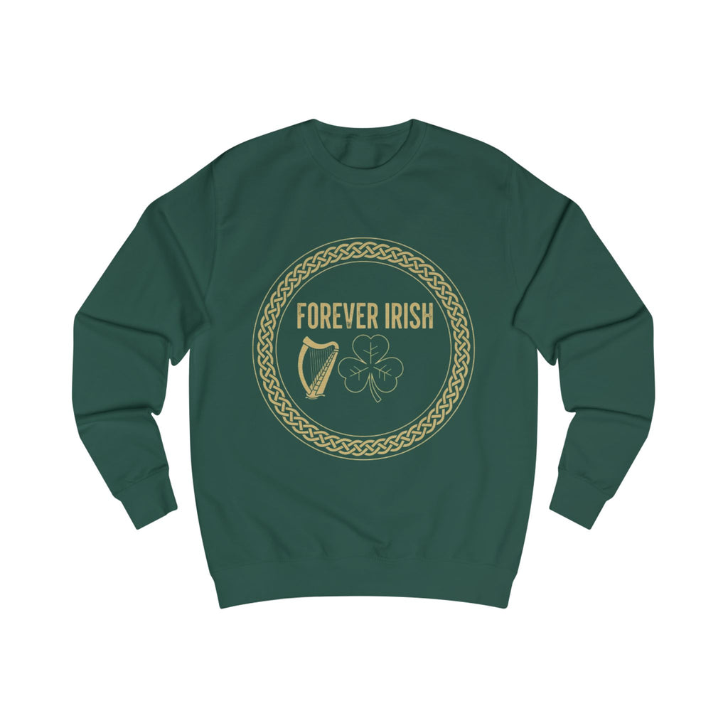 Forever Irish Sweatshirt — Celtic Harp & Shamrock St. Patrick’s Day Pullover
