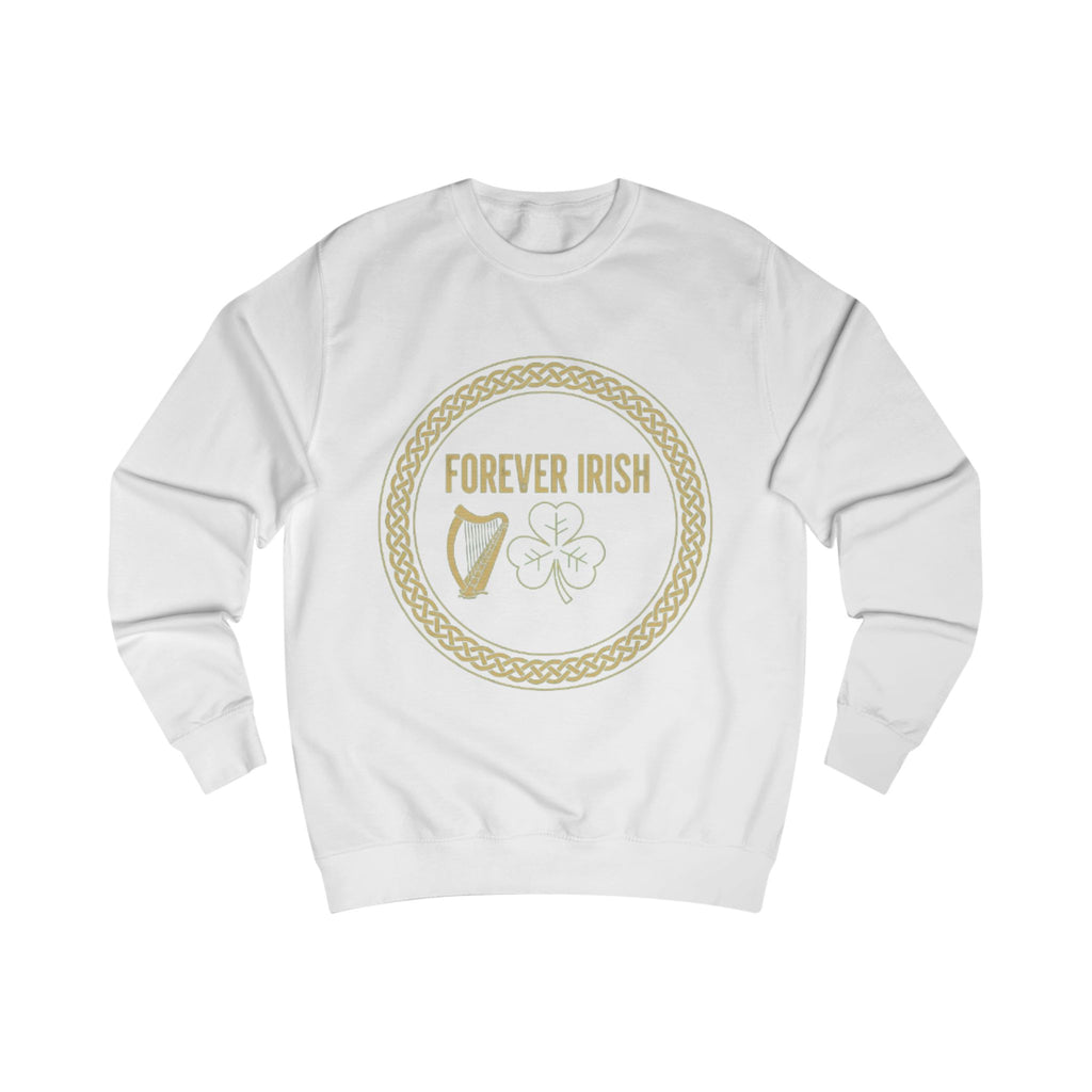 Forever Irish Sweatshirt — Celtic Harp & Shamrock St. Patrick’s Day Pullover