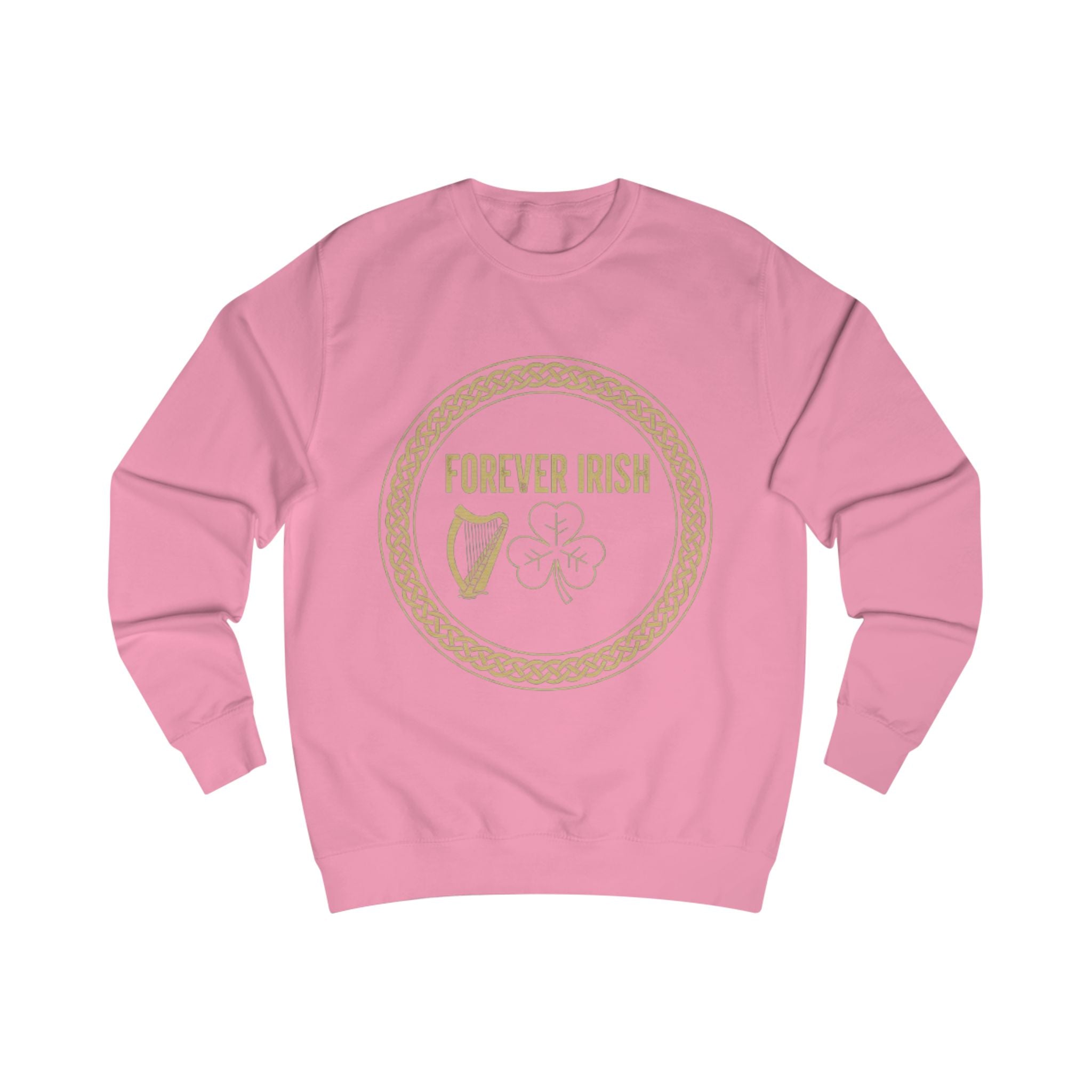 Forever Irish Sweatshirt — Celtic Harp & Shamrock St. Patrick’s Day Pullover