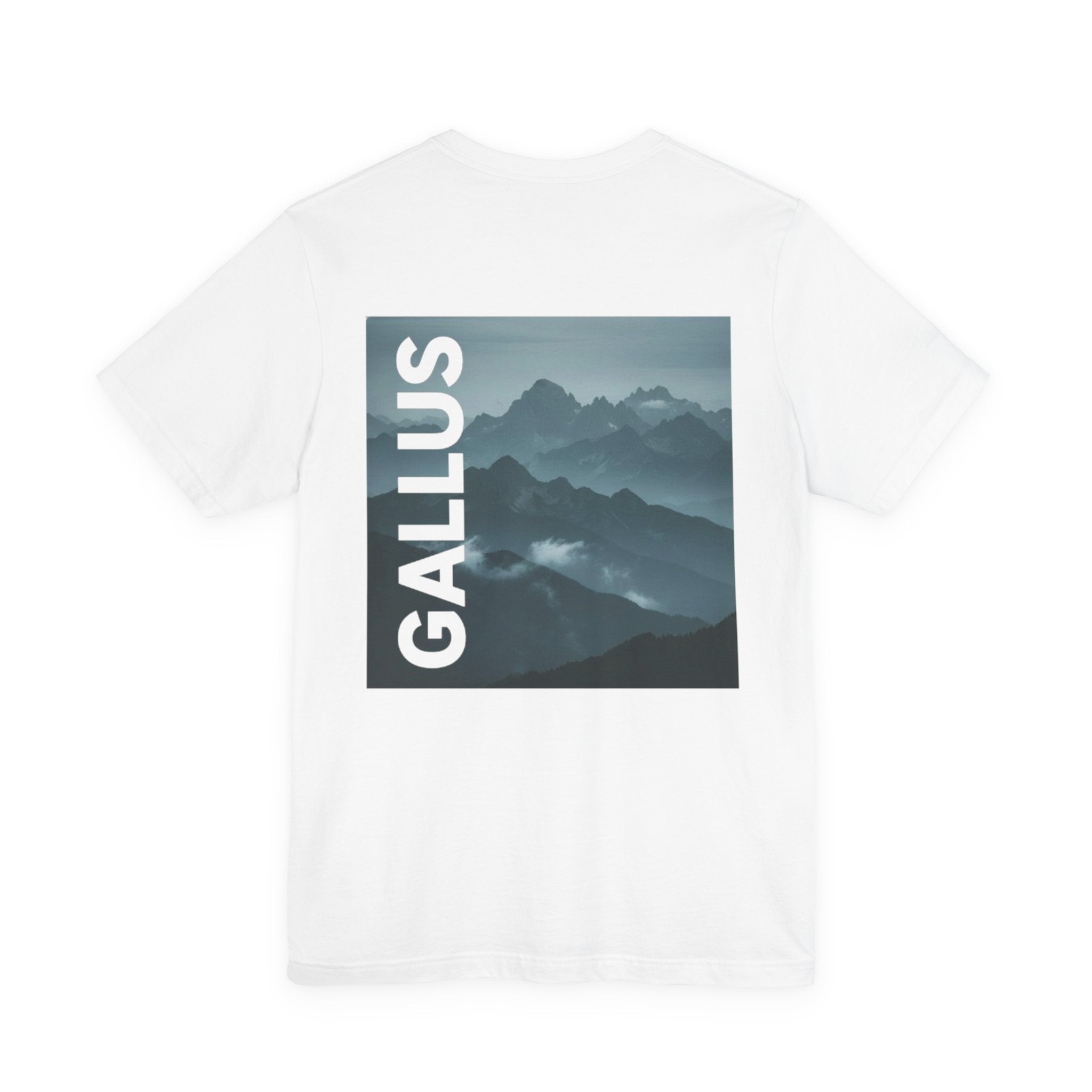 Gallus Mountain Graphic Tee — Vintage Mist Landscape T‑Shirt