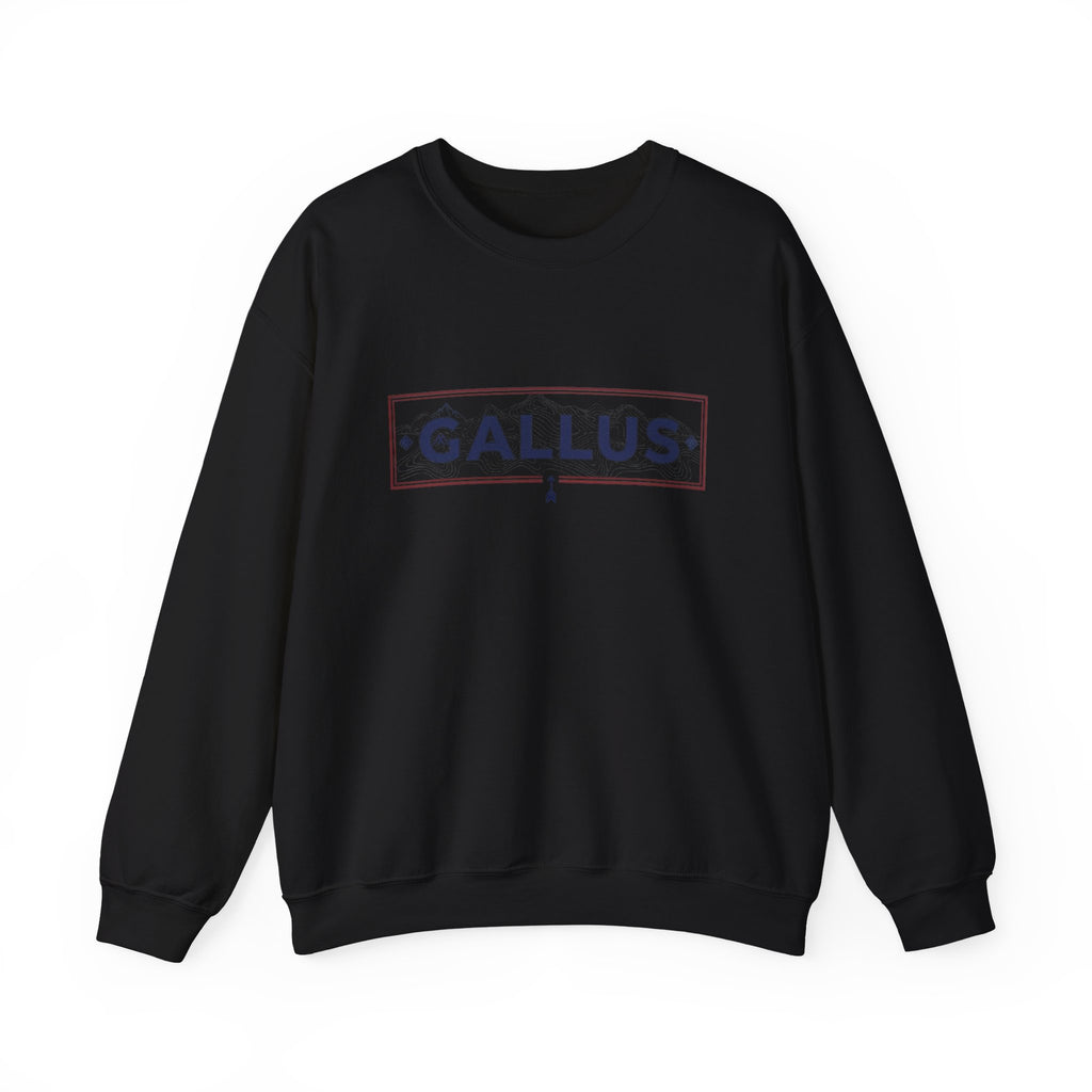 Spain Map Crewneck Sweatshirt — GALLUS Logo Travel Pullover