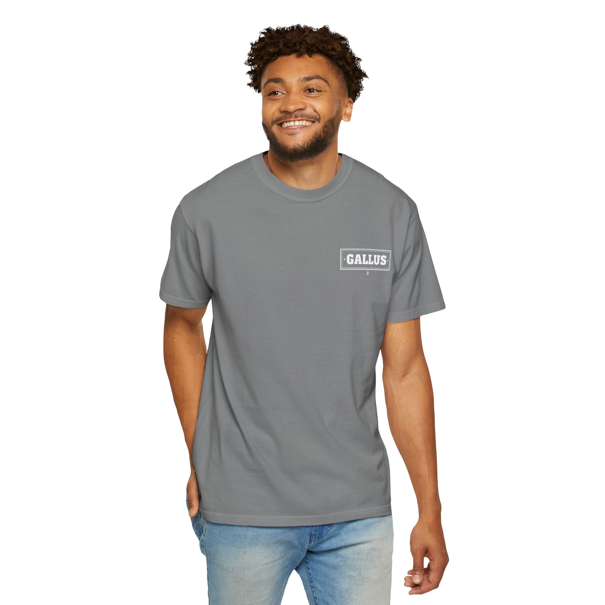 Adventure T-Shirt — "I Am Exploring Not Lost" Mountain Compass Graphic