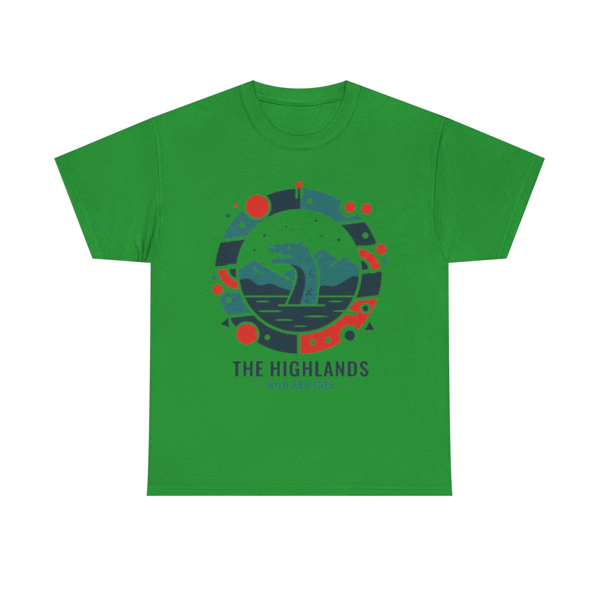 Highlands Waves Tee — "The Highlands: Wild and Free" Graphic T‑Shirt
