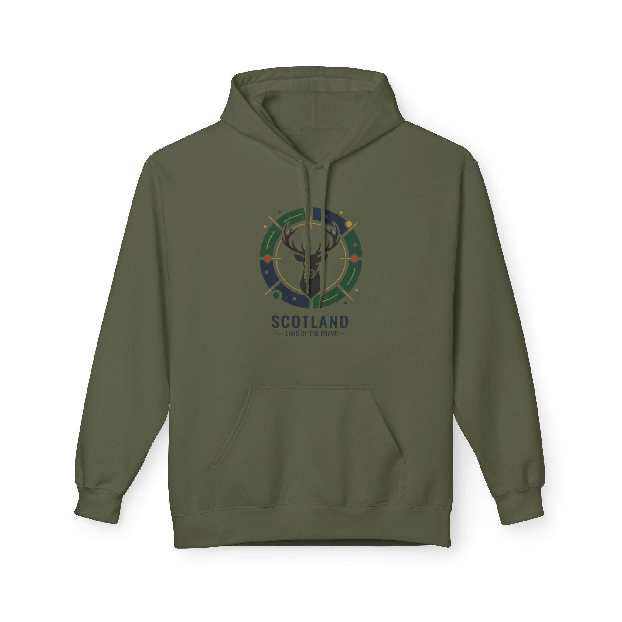 Scotland Stag Crest Hoodie – Scottish Pride Graphic Hoodie