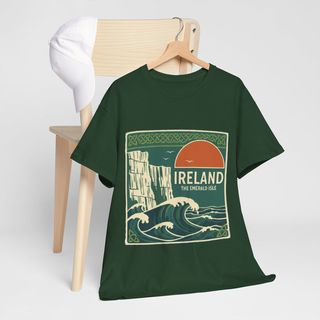 Ireland Vintage Travel Tee — 'Ireland The Emerald Isle' Graphic T‑Shirt