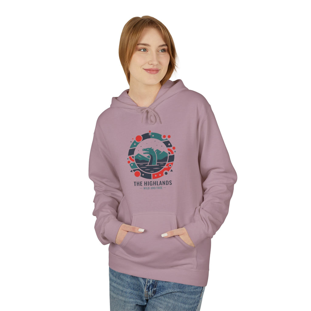 Highlands Mountain Hoodie — Scenic Retro Adventure Pullover