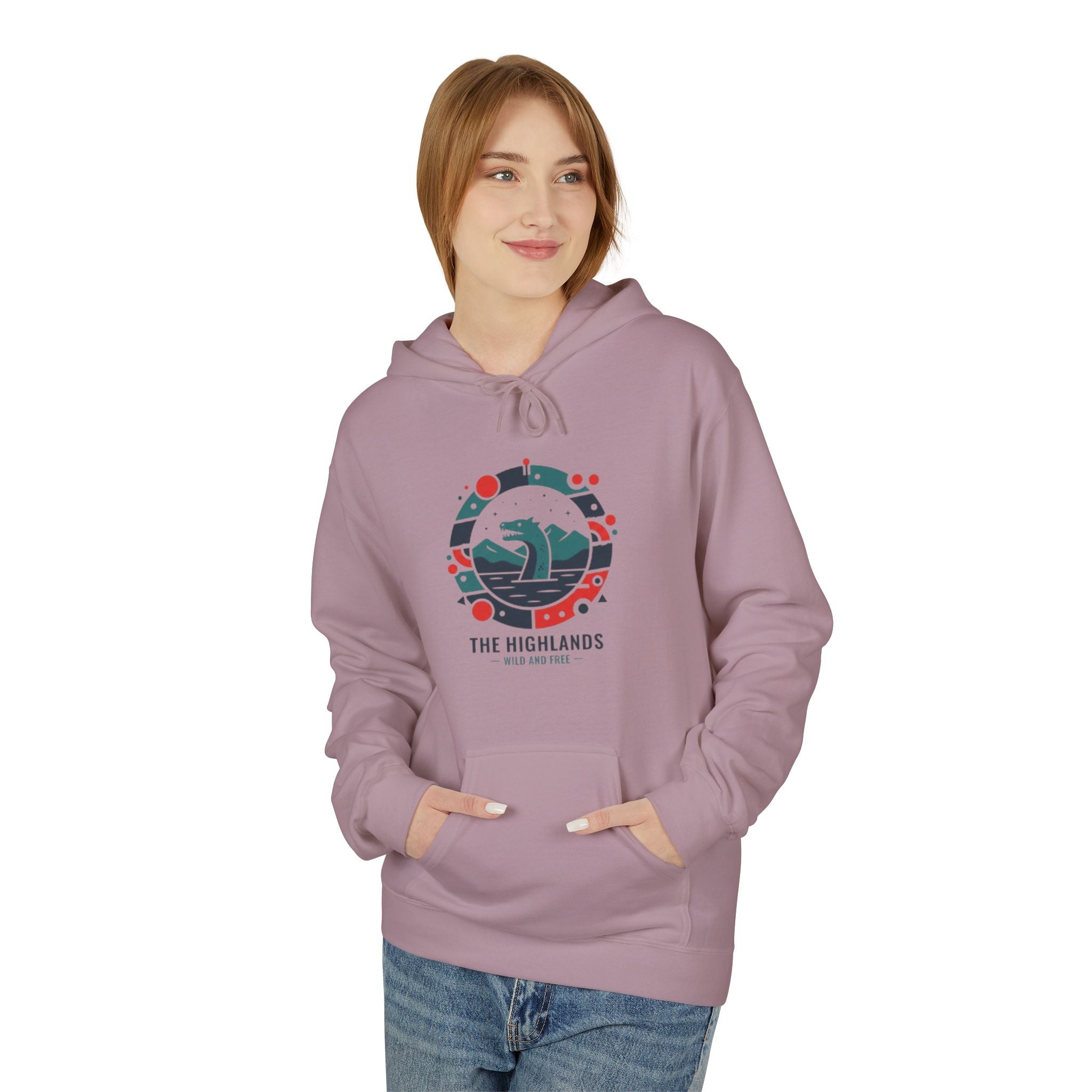 Highlands Mountain Hoodie — Scenic Retro Adventure Pullover
