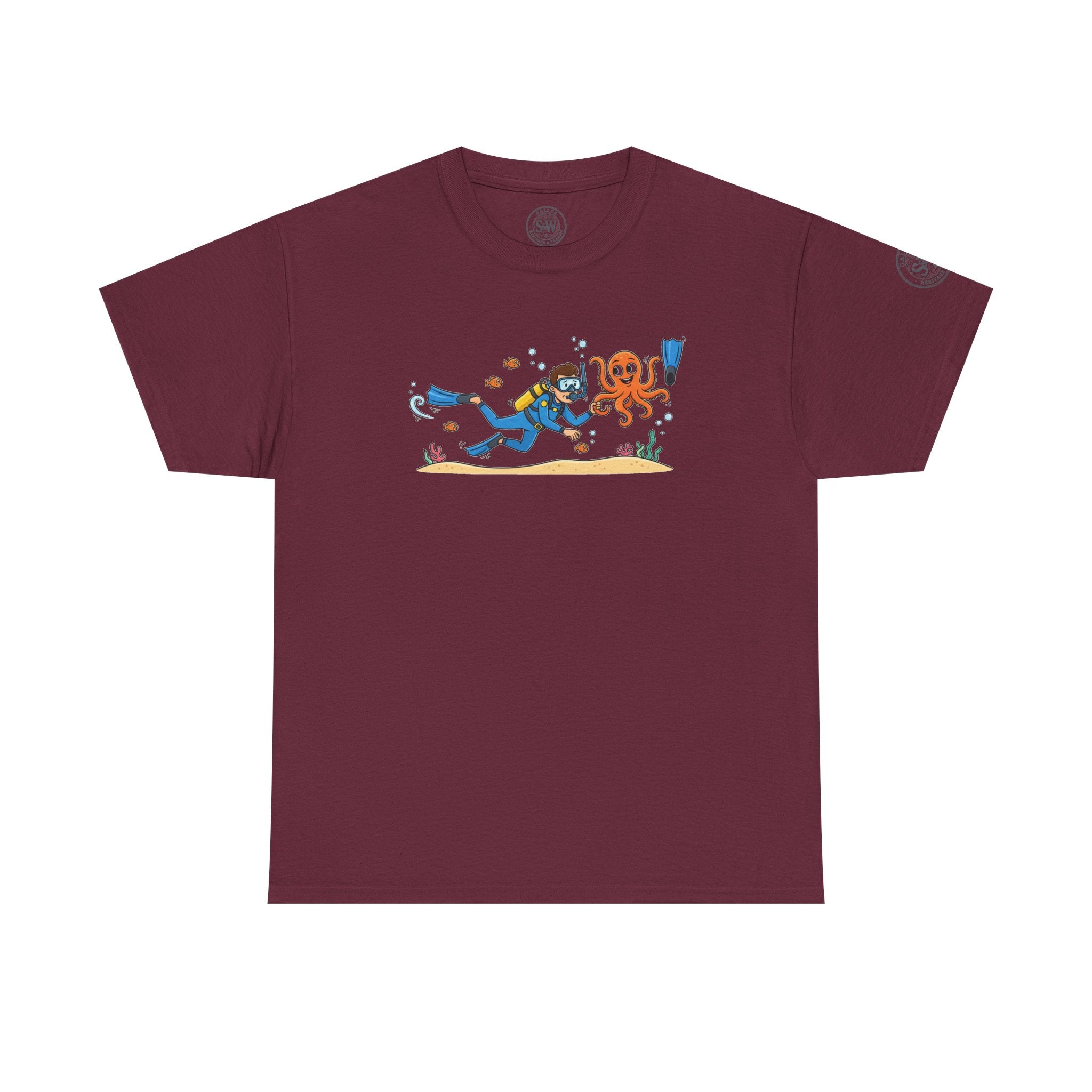 Diver vs. Octopus T-Shirt