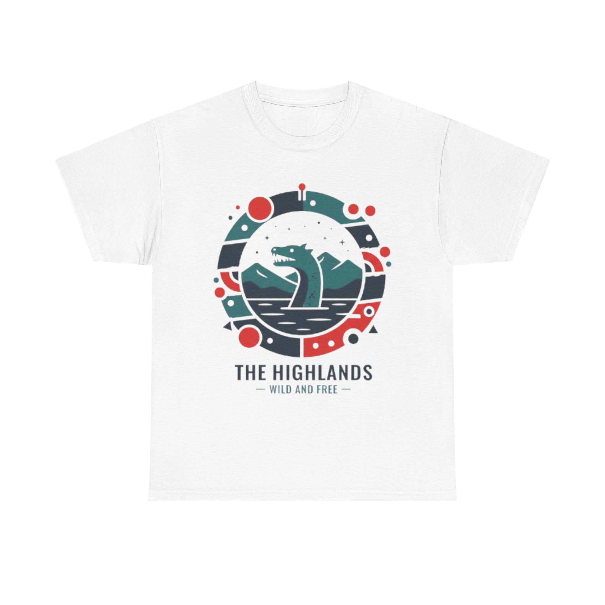 Highlands Waves Tee — "The Highlands: Wild and Free" Graphic T‑Shirt