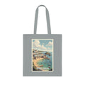 Tenby Wales Vintage Travel Poster Cotton Tote Bag