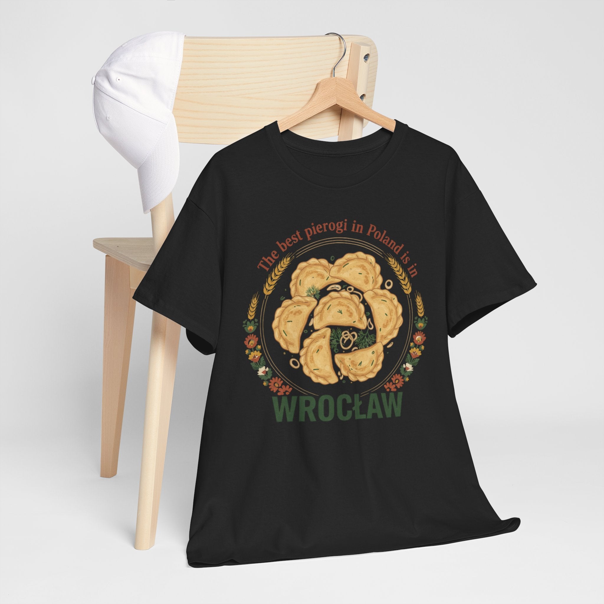 Wrocław Pierogi T-Shirt — "The best pierogi in Poland is in" Polish Food Tee