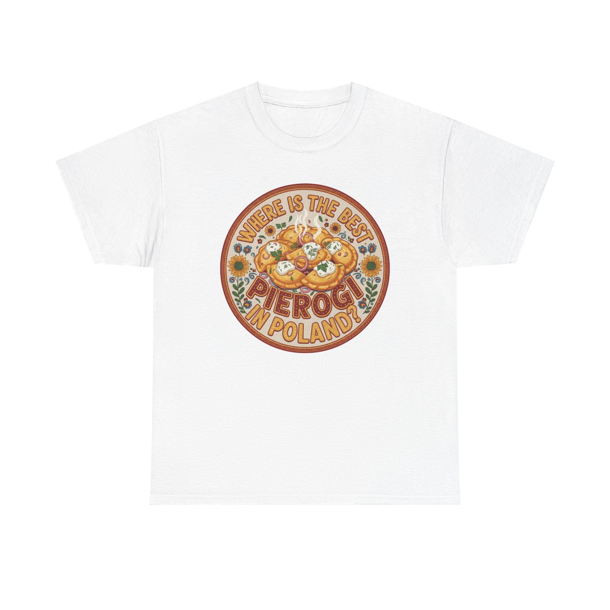 Pierogi Shirt - "Pierogi Are the Best in Poland" Retro Food Tee