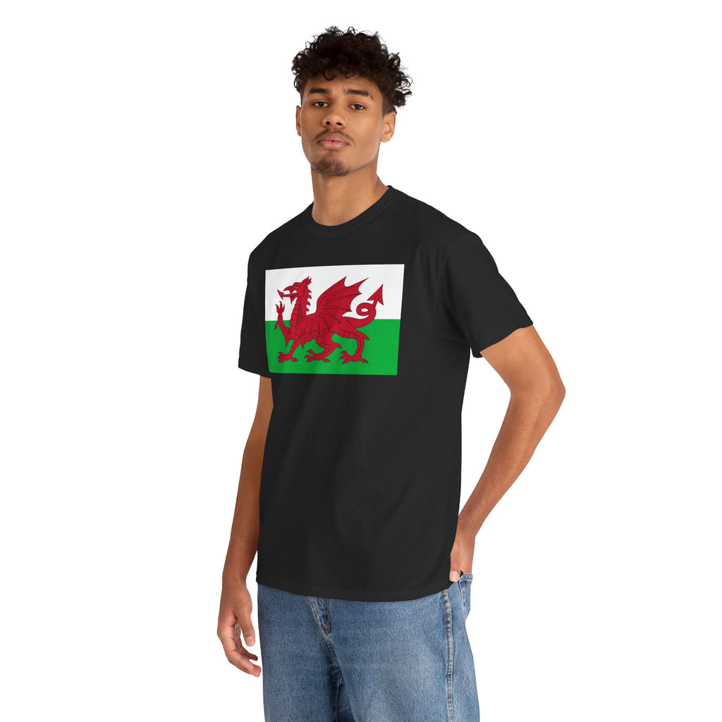 Welsh Dragon T‑Shirt — Cymru Red Dragon Flag Tee