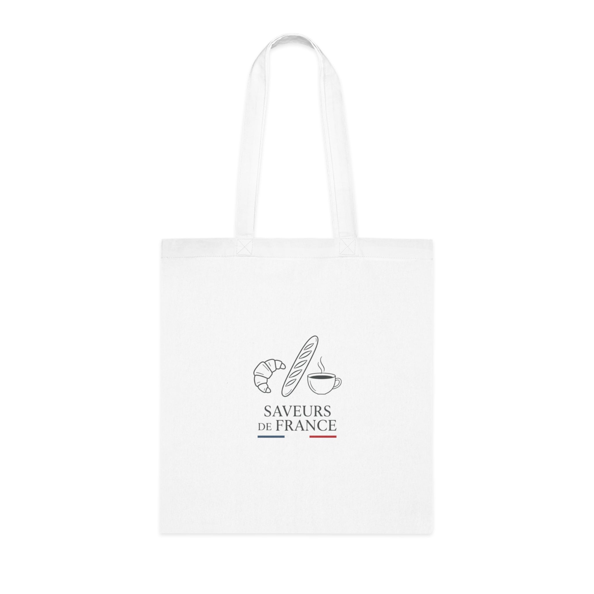 Saveurs de France Cotton Tote Bag — French Bakery Market Tote