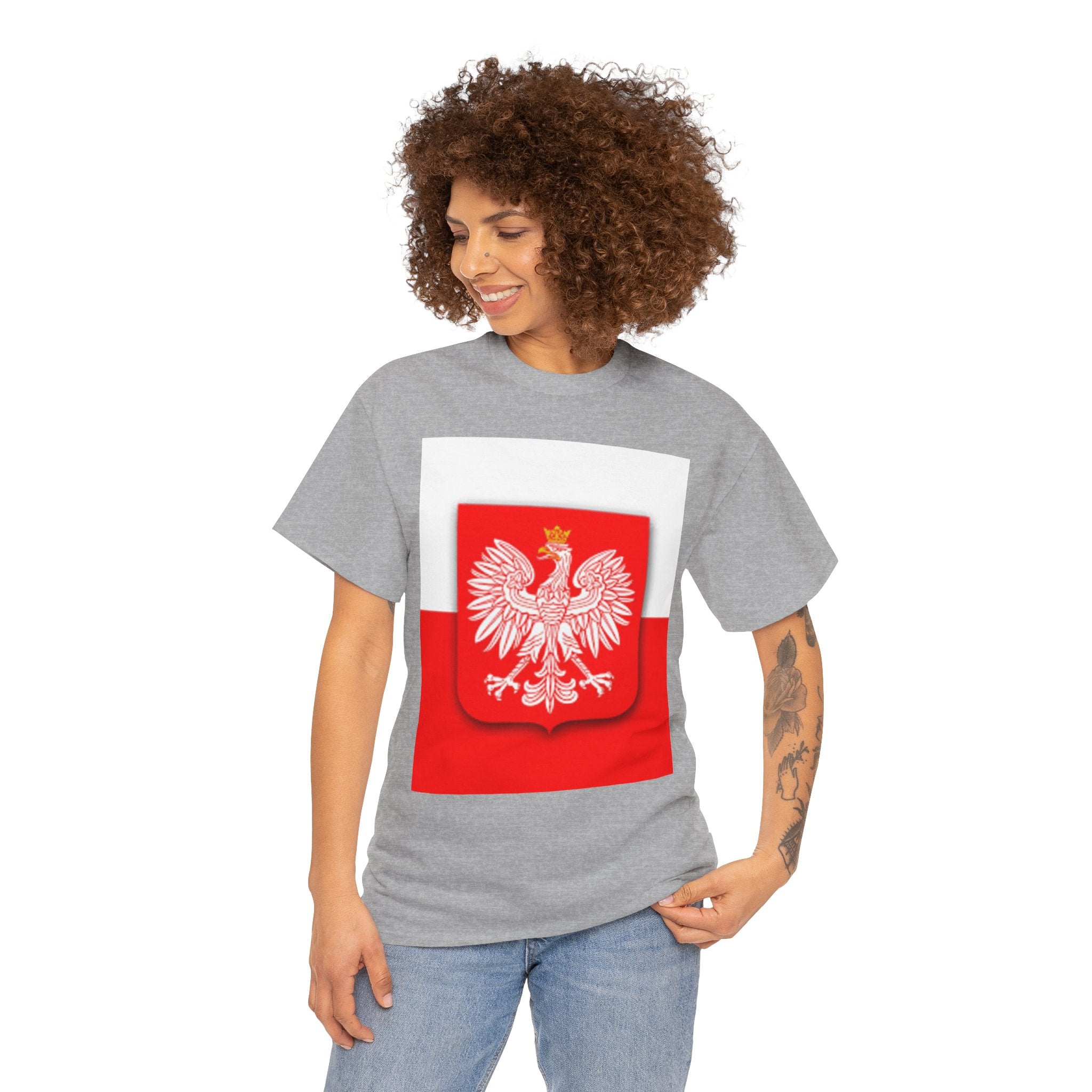 Polish White Eagle T-Shirt — Polska Coat of Arms Tee