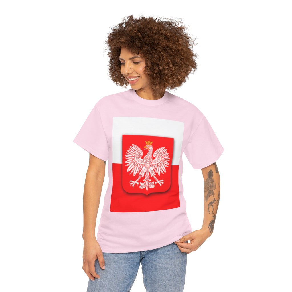 Polish White Eagle T-Shirt — Polska Coat of Arms Tee