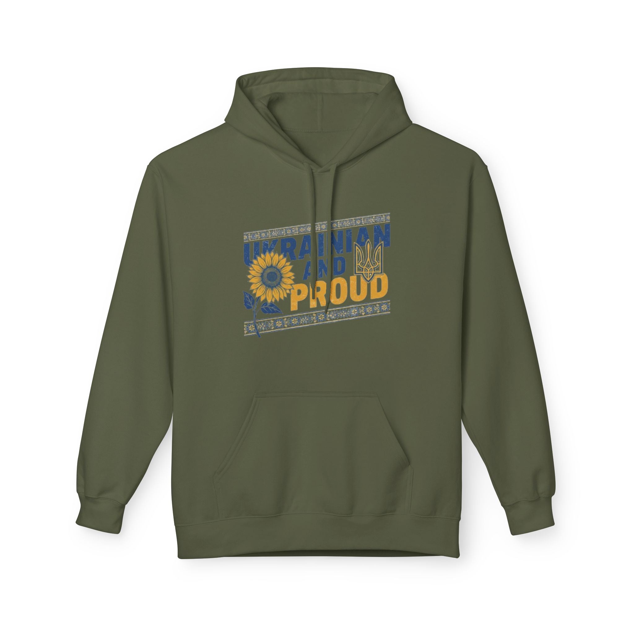 Ukrainian and Proud Hoodie — Sunflower National Pride Pullover