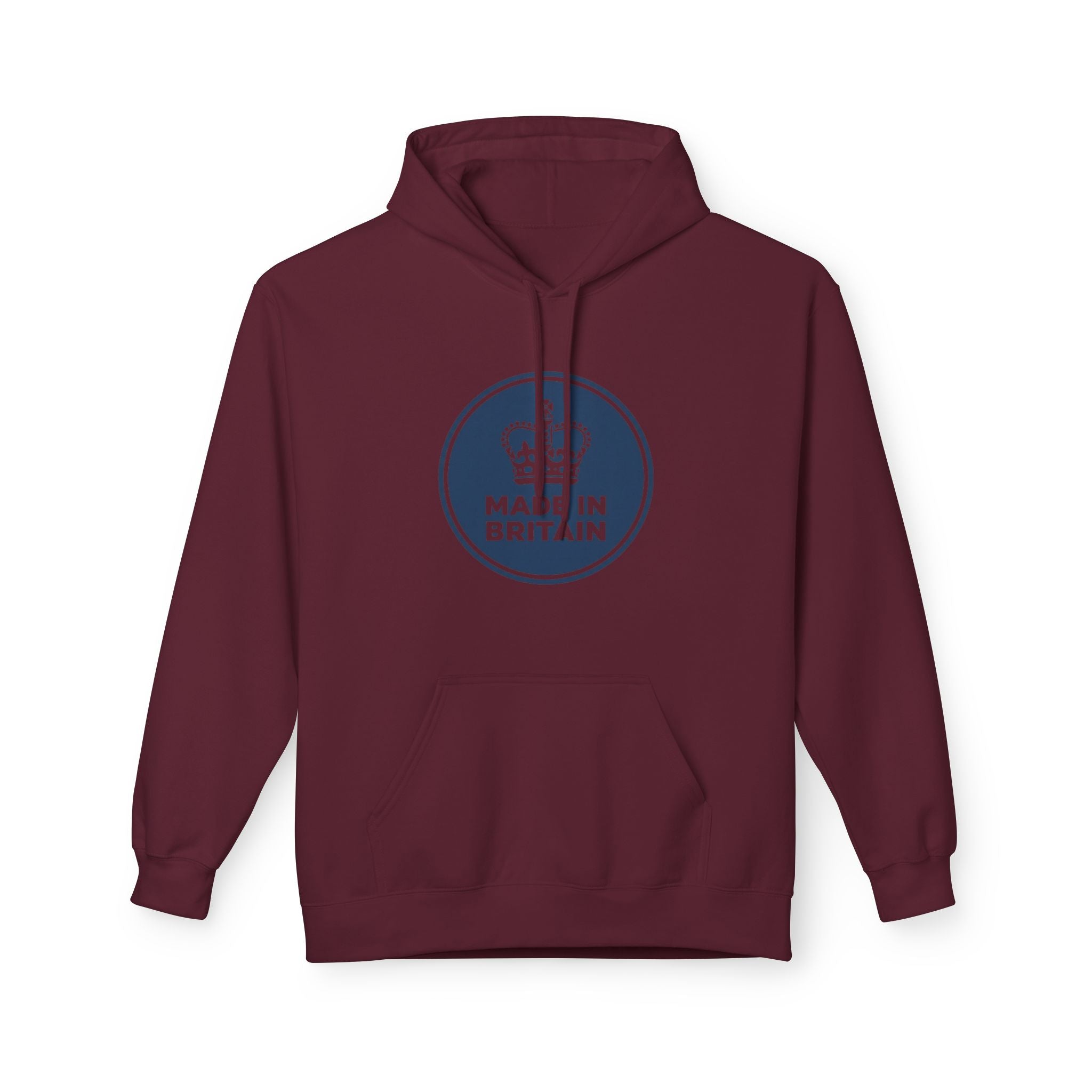 Made in Britain Hoodie – Vintage Crown Logo British Pride Pullover
