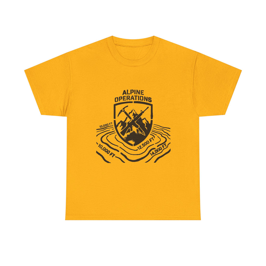Alpine Operations Cotton Hiking Tee - Mountain Badge Edition