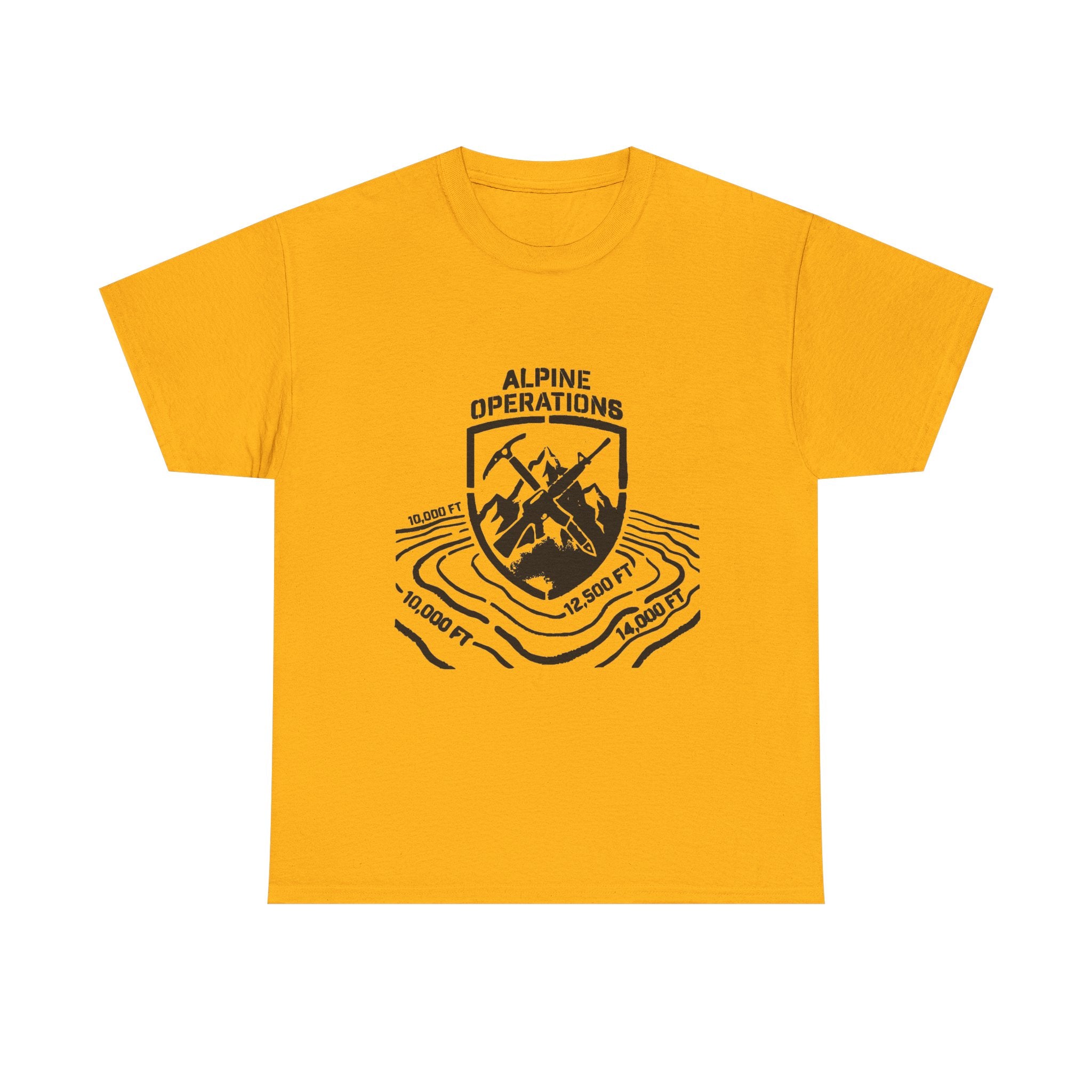 Alpine Operations Cotton Hiking Tee - Mountain Badge Edition