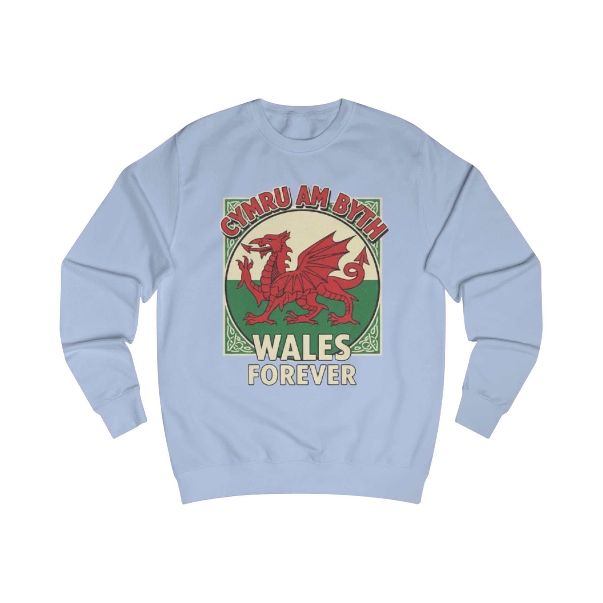 Wales Forever Sweatshirt — Cymru Am Byth Red Dragon Crewneck