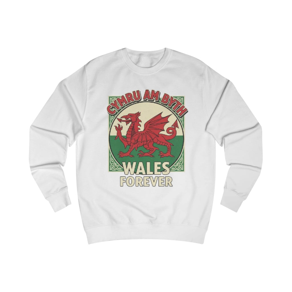 Wales Forever Sweatshirt — Cymru Am Byth Red Dragon Crewneck
