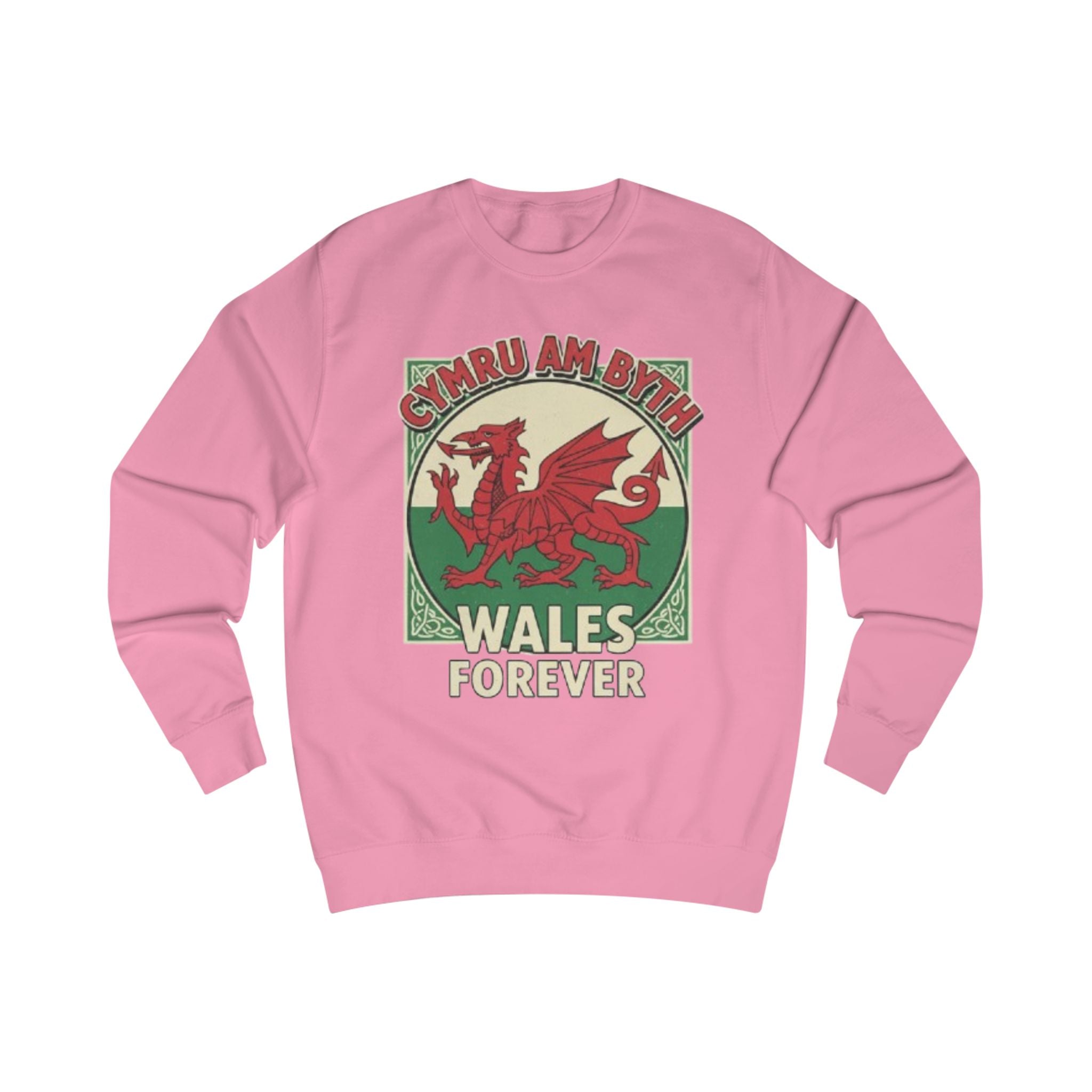Wales Forever Sweatshirt — Cymru Am Byth Red Dragon Crewneck