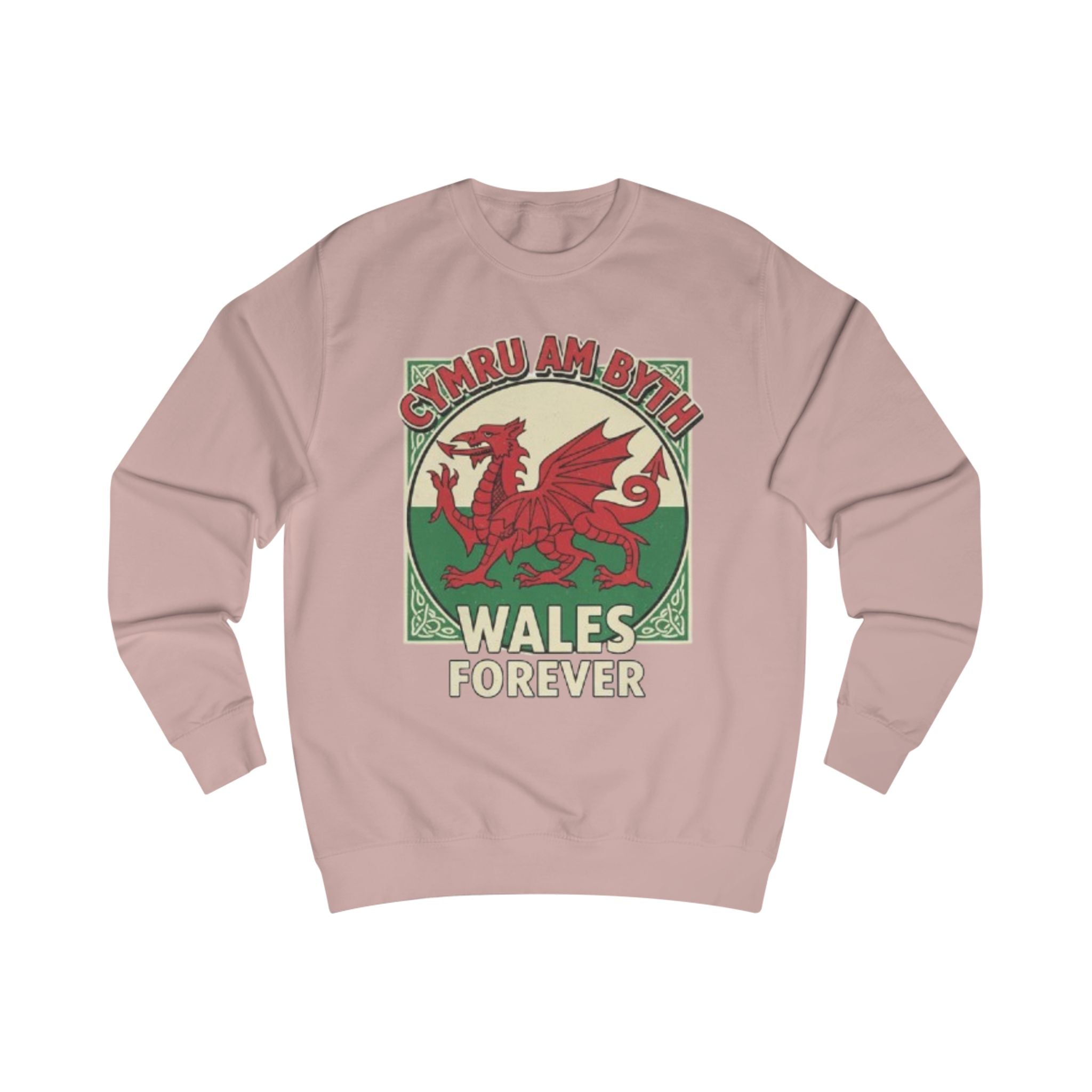 Wales Forever Sweatshirt — Cymru Am Byth Red Dragon Crewneck