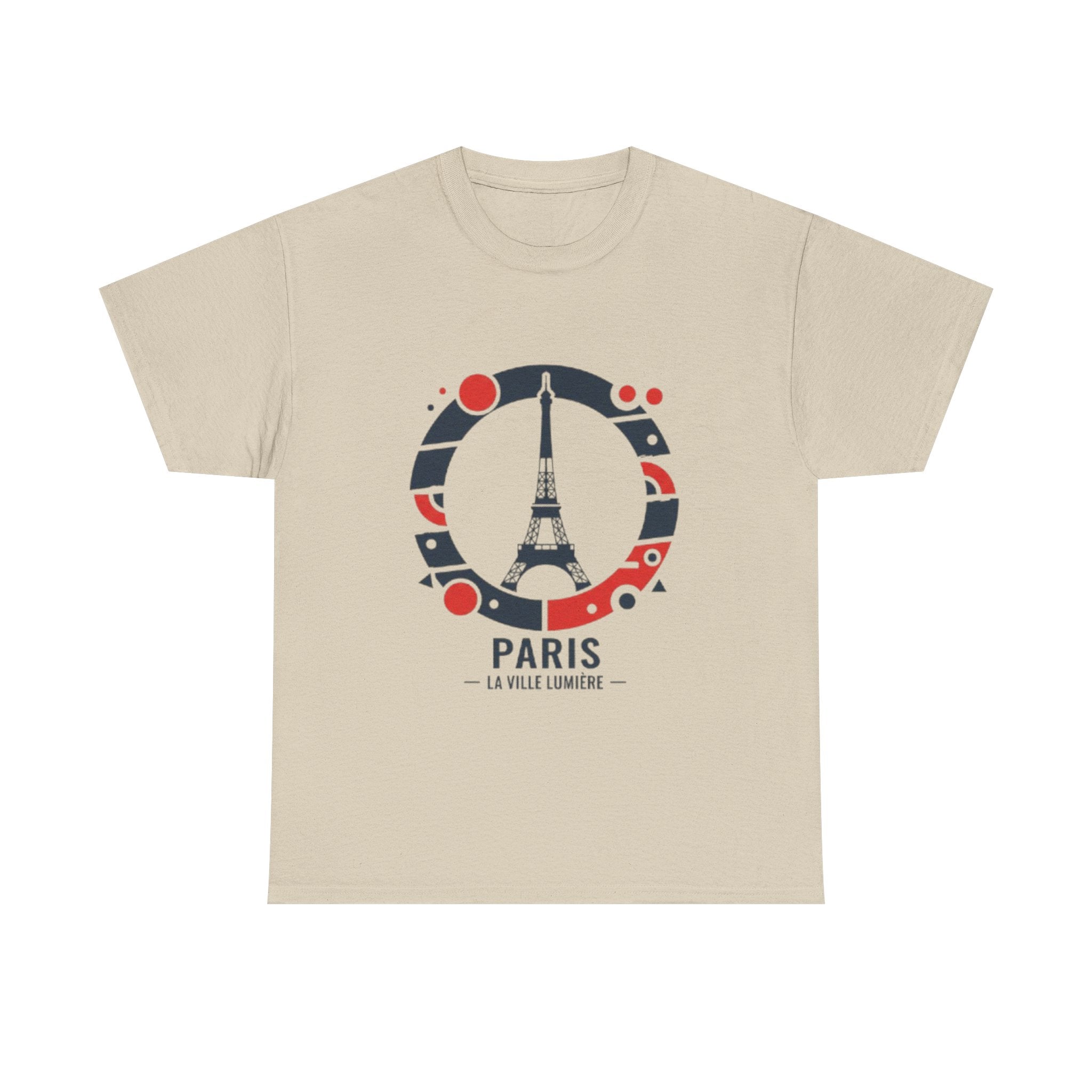 Paris Eiffel Tower Graphic Tee — 'Paris La Ville Lumière' Travel T‑Shirt