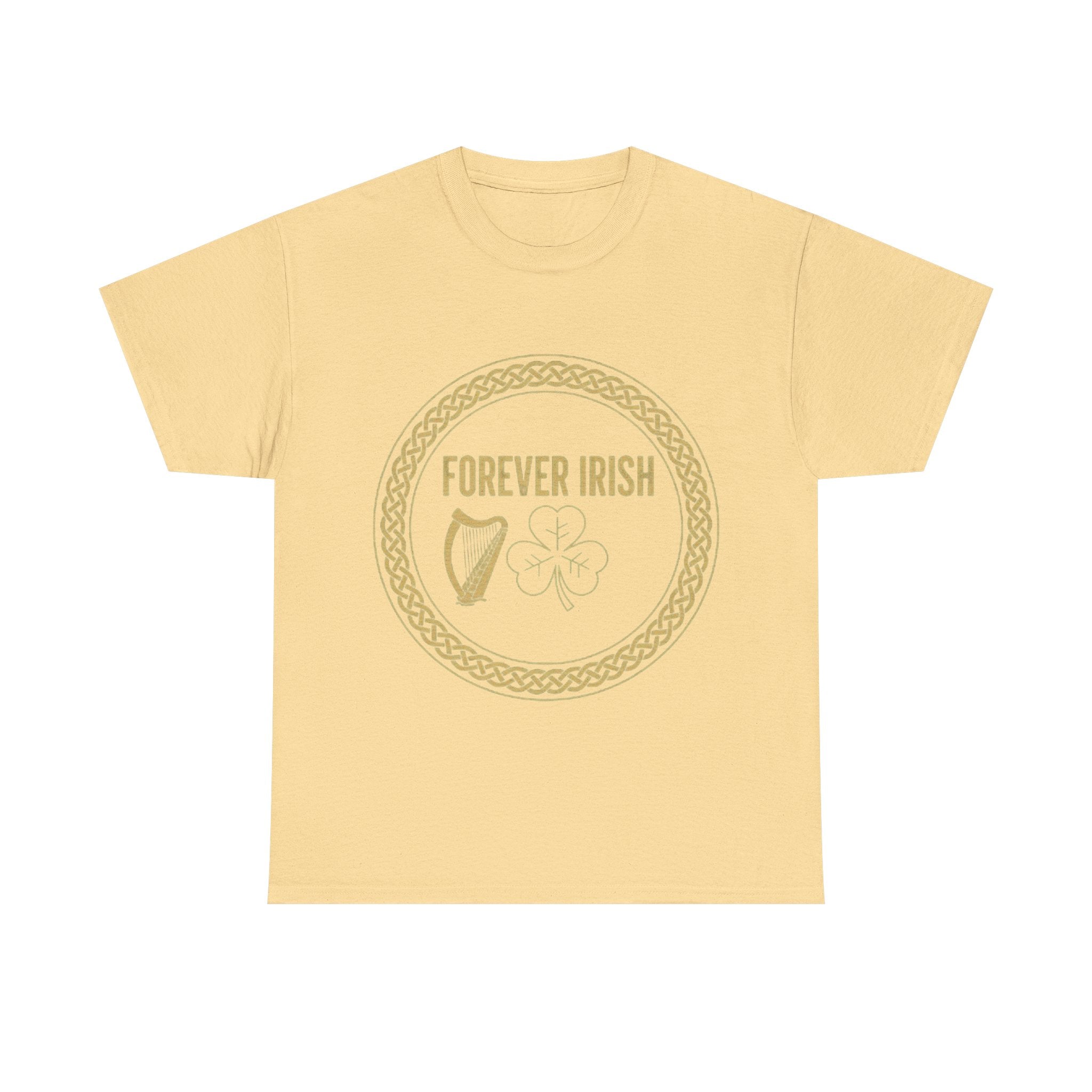 Forever Irish T‑Shirt - "Forever Irish" Shamrock & Harp St. Patrick’s Day Tee